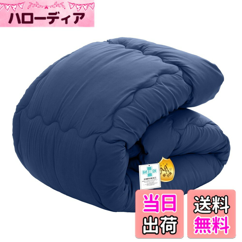 【送料無料】Sun Deco 掛け布団 ダブル 冬 掛けふとん 布団【Ag+銀イオン抗菌素材】SEK衛生認証 軽量 ..