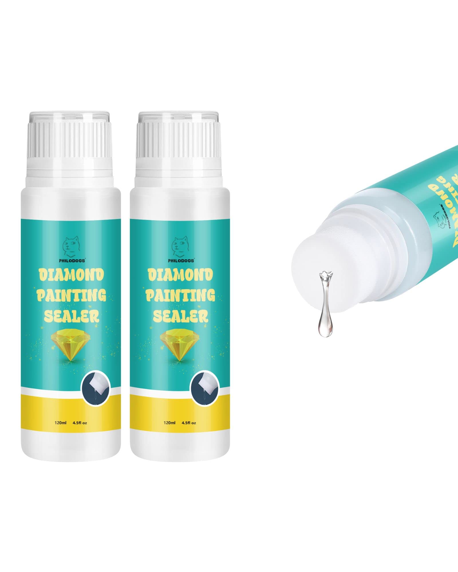 【送料無料】"PHILODOGS ダイヤモンドペインティングシーラー 240ml：5Dアート用グルー。速乾性で脱落..