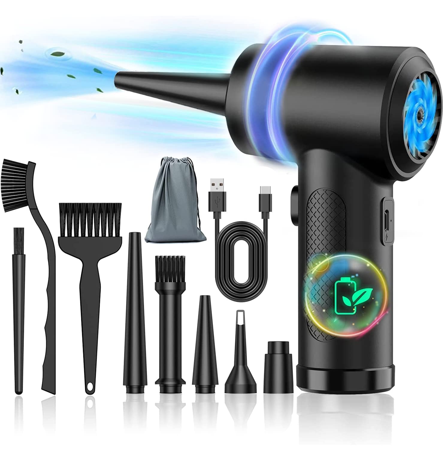 【送料無料】【ブラシレスモーター】 エアダスター 電動エアダスター 110000RPMブラシレス電機搭載 TYP..