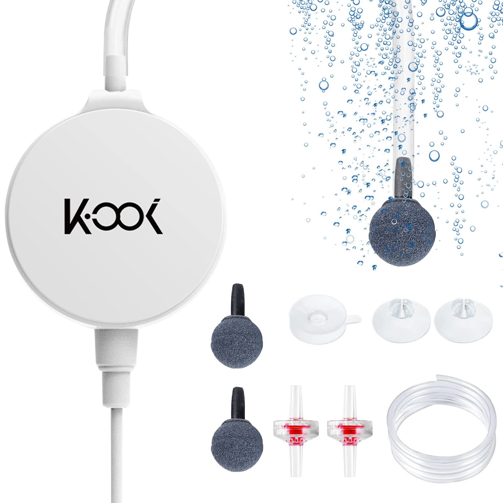 【送料無料】エアーポンプ 水槽 ポンプ 1ワット ミニ酸素ポンプ 1~15ガロンシリンダ用の強力な空気曝気..