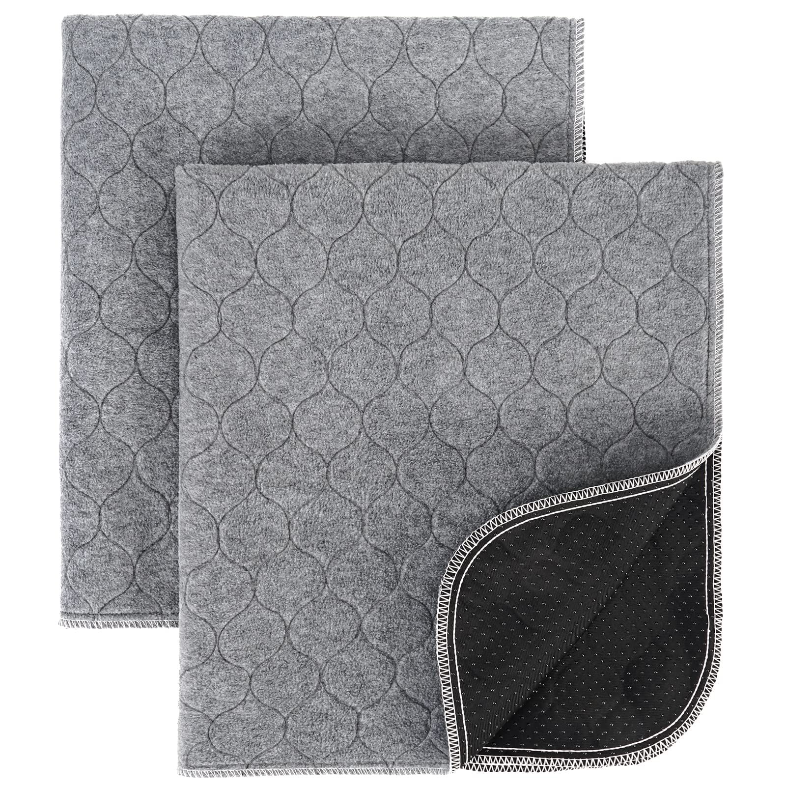 【送料無料】犬 猫用洗えるペットシーツ おしっこパッド ペット用 下敷き マット 速乾 滑り止め加工 介護シーツ 洗濯機で丸洗い 繰り返し利用可能（80x90cm 二枚セット）