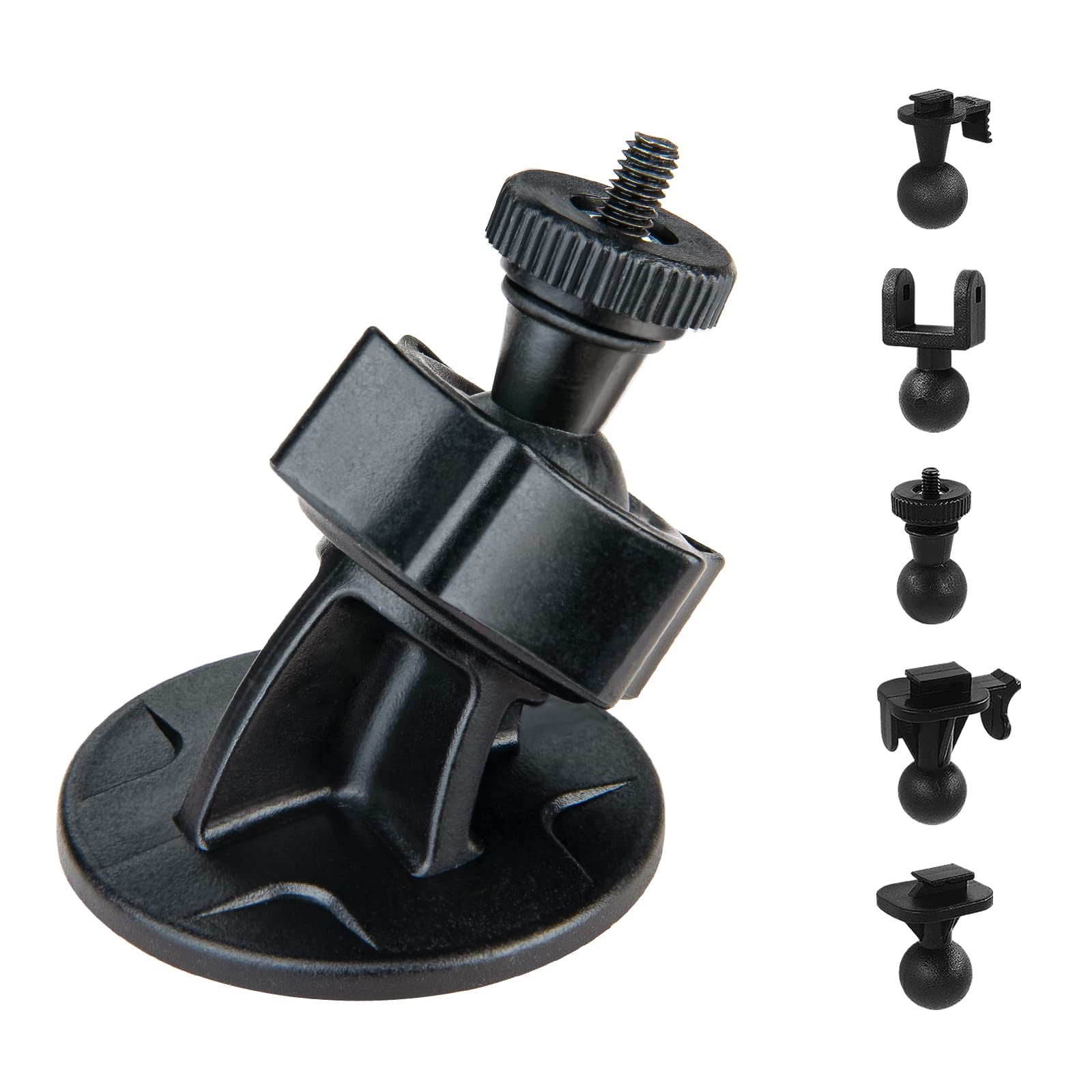 【送料無料】【iSportgo正規品SM100】車用ダッシュカムホルダー, 粘着ダッシュカムマウント,5+つ異なるアダプタ付け、Anero、Chortau、TOGUARD、Transcend DrivePro、YI、HP、PathingTek、Z-EDGE,Joyhouseその他のほとんどのダッシュカメラに適用