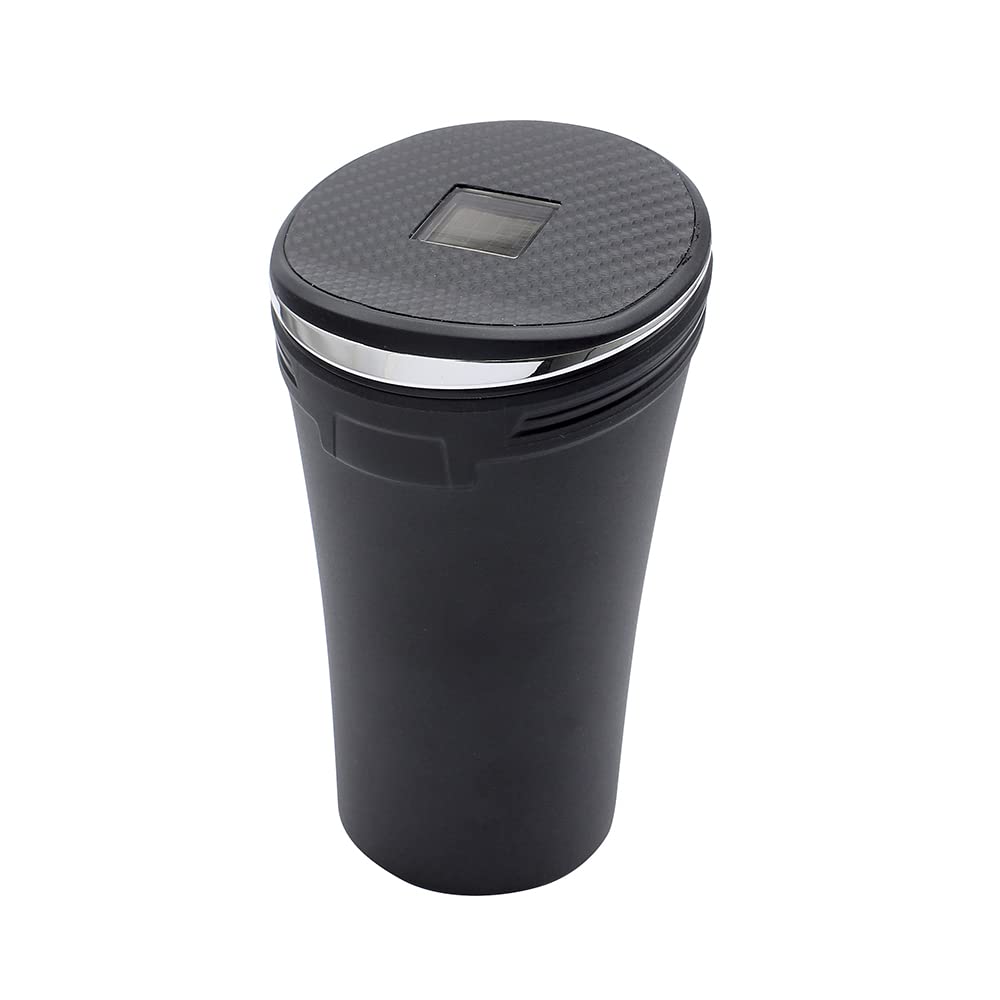 【送料無料】槌屋ヤック(Tsuchiya Yac) 車内用品 灰皿 BIGカーボンアッシュ メッキ 9.6×17.2×0.01cm ZE..