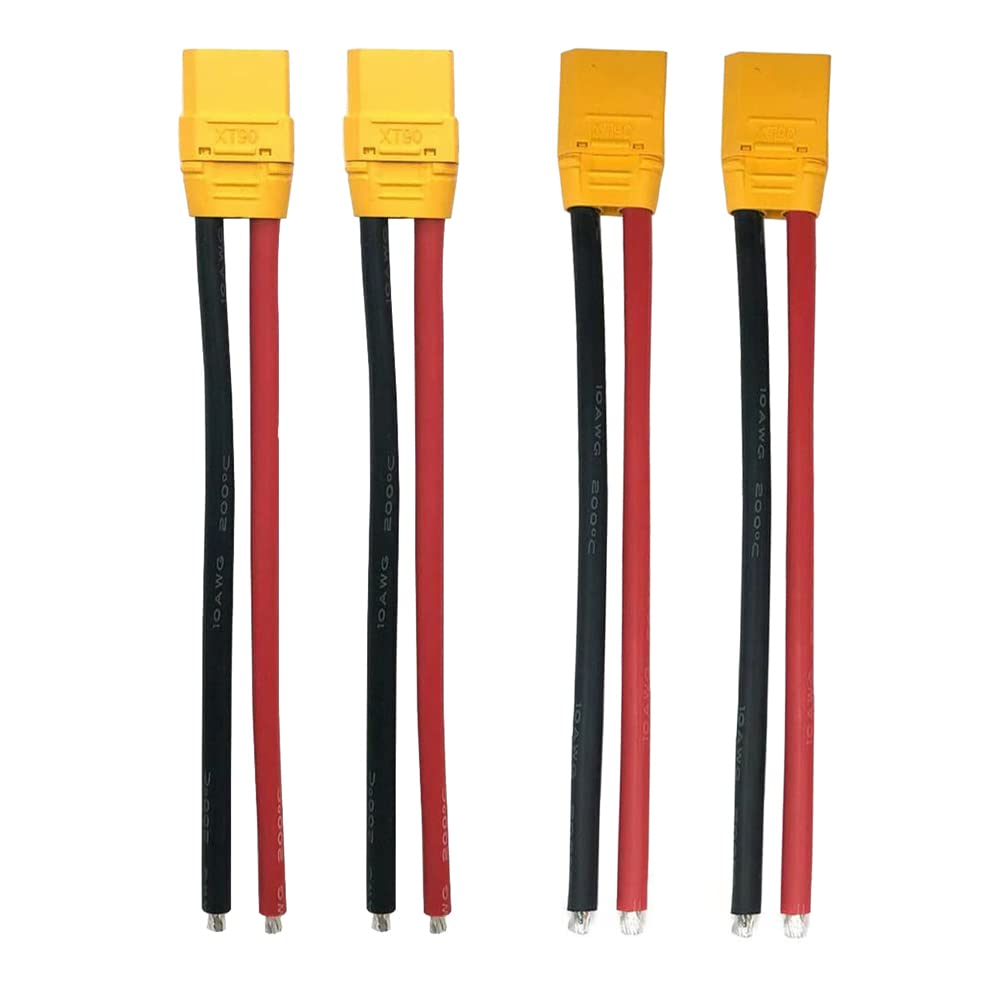 【送料無料】Boladge 2ペアXT90Hプラグバッテリーコネクタケーブルオスとメスアダプタ、15CM 12AWGシリ..