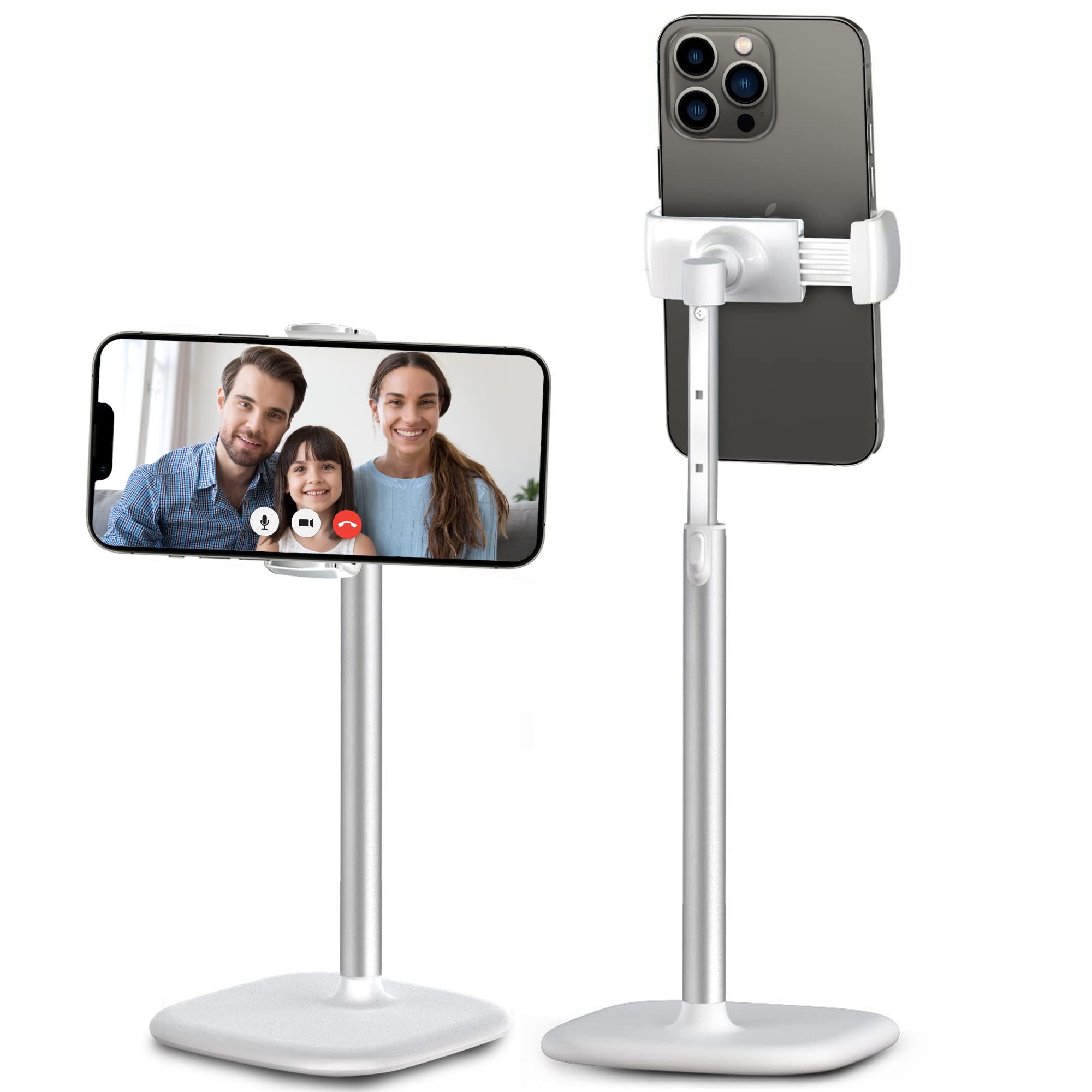 【送料無料】Cooper Cases VIDEOSTAND スマホ スタンド 携帯 卓上 撮影 ホルダー 伸縮 高さ調整 角度調整 iphone スマートフォン (ホワイト)