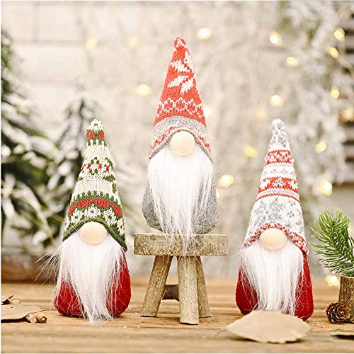 【送料無料】3個セットクリスマス飾り クリスマスツリー飾り ドワーフ人形 北欧地域で非常にある イン..