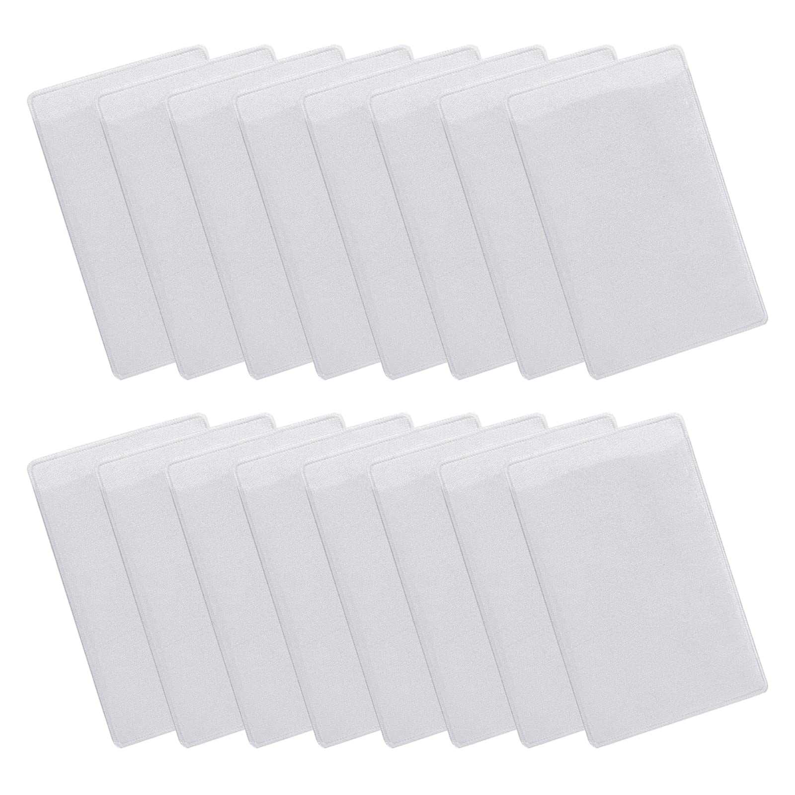 【送料無料】カードケース 20枚セット 横挿入 透明 薄型 軽量 防水 防塵 防磁 ビニール IDカードケース..