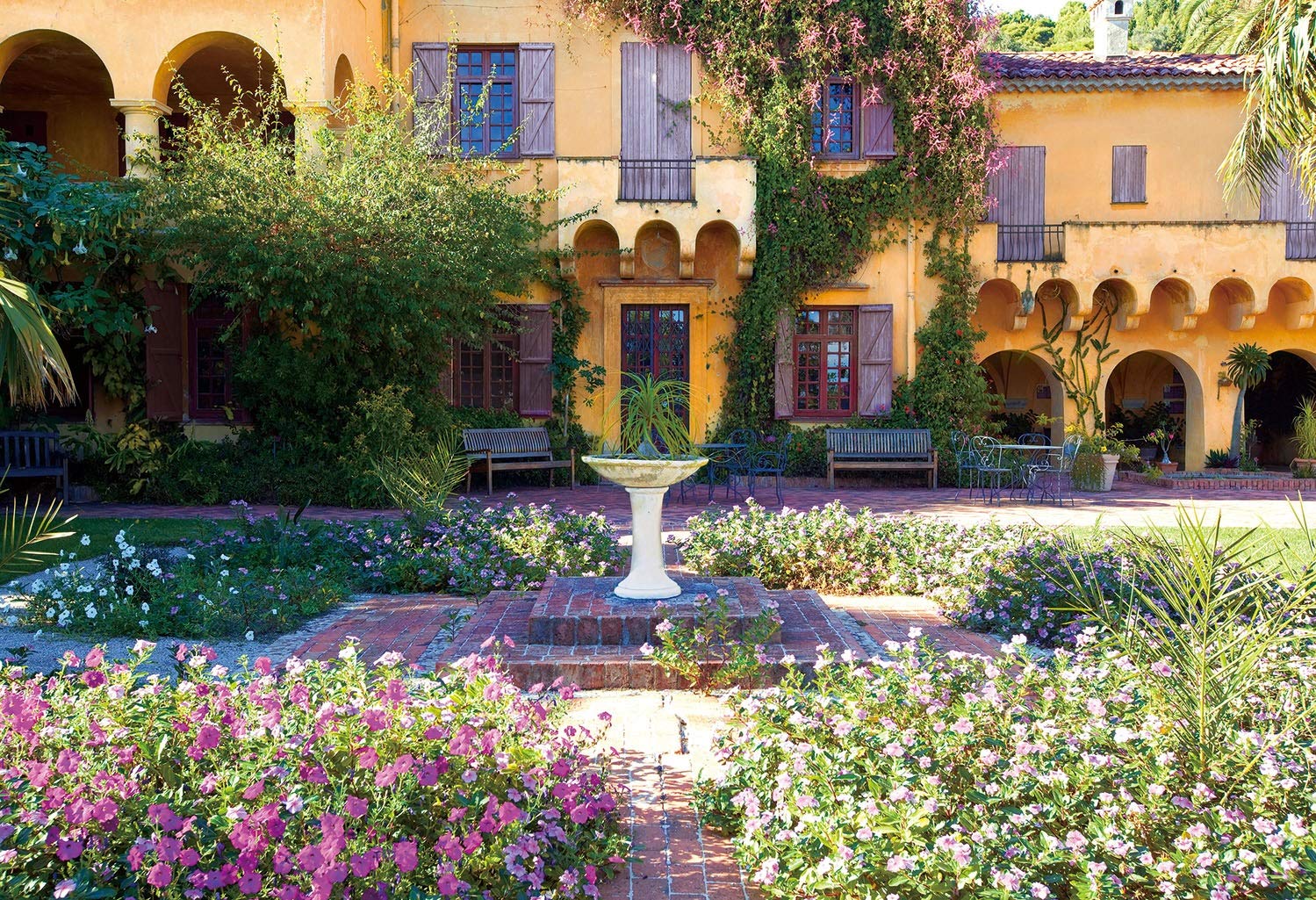 【送料無料】エポック社 300ピース ジグソーパズル フラワー/ガーデン 世界の美しい庭園 コート ダジュールの花庭 (26×38cm) 25-176 のり付き...