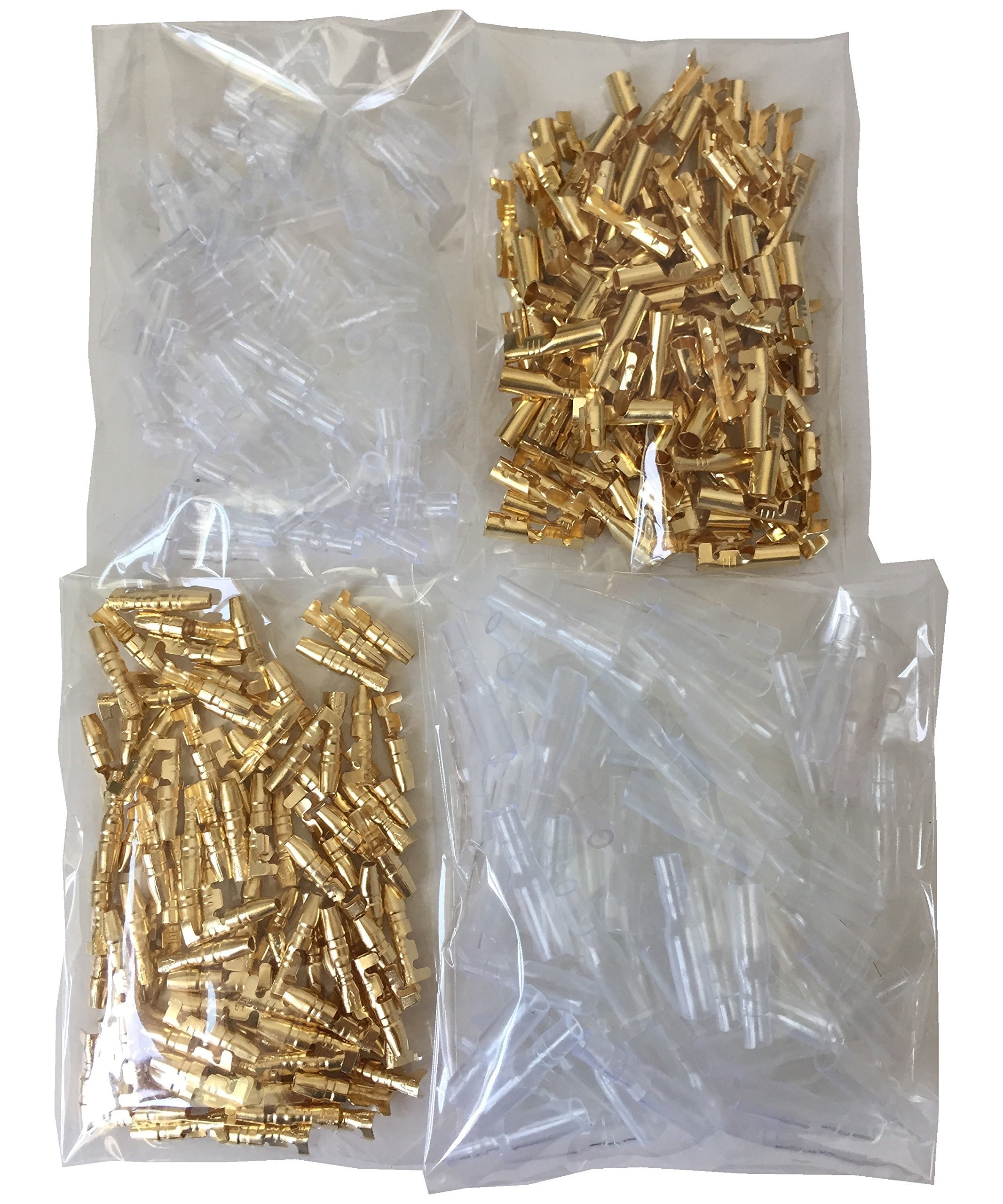 【送料無料】J-base ギボシ端子 スリーブ 付 各100個 セット ギボシ 端子