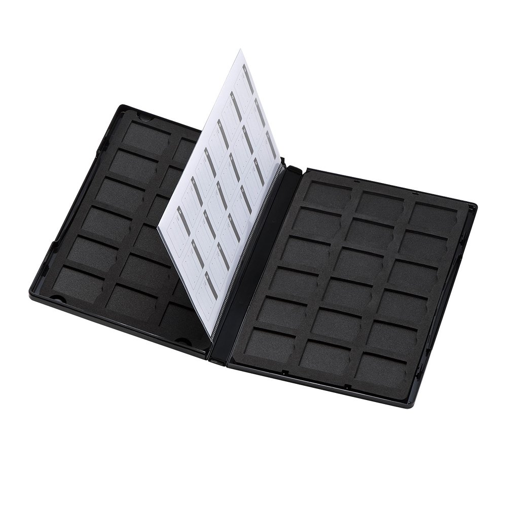 【送料無料】サンワサプライ DVDトールケース型メモリーカード管理ケース(SD用・両面収納) FC-MMC21SD