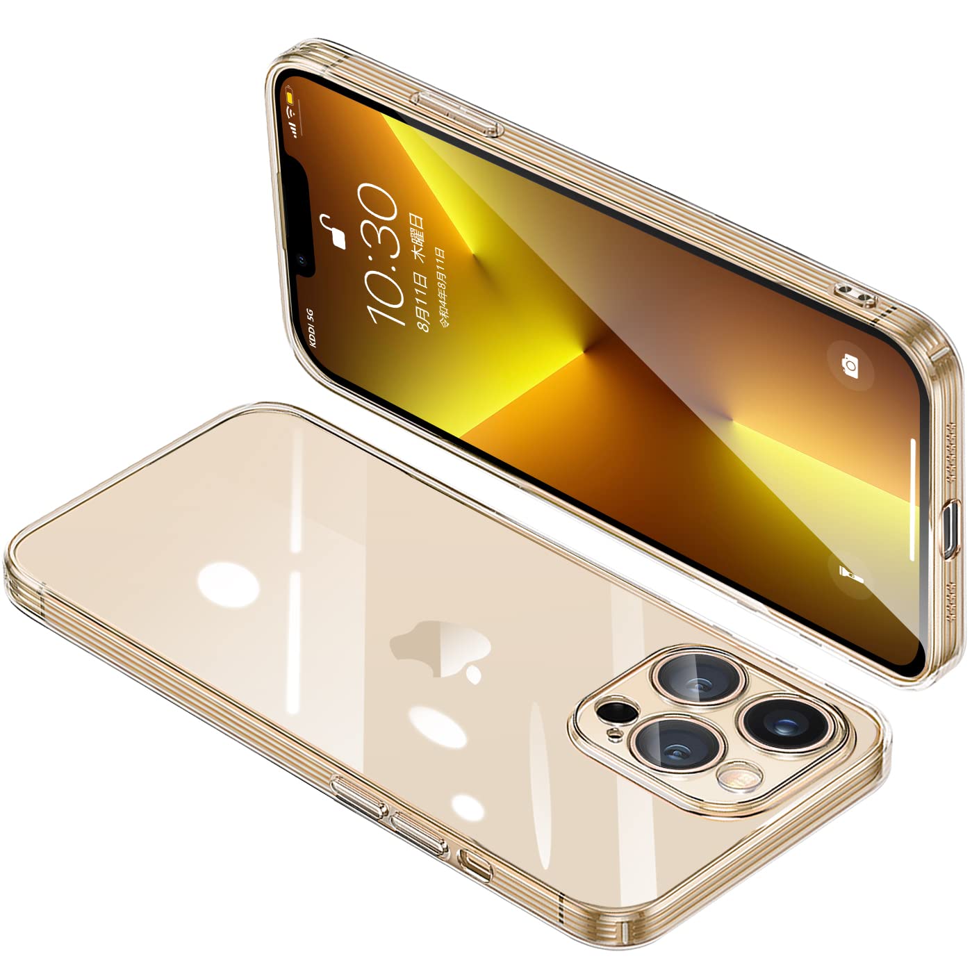 【送料無料】iPhone13 Pro Max ケース クリア アイフォン13ProMax カバー 全透明 スマホケース 耐衝撃 軽量 TPU 薄型 ストラップホール..