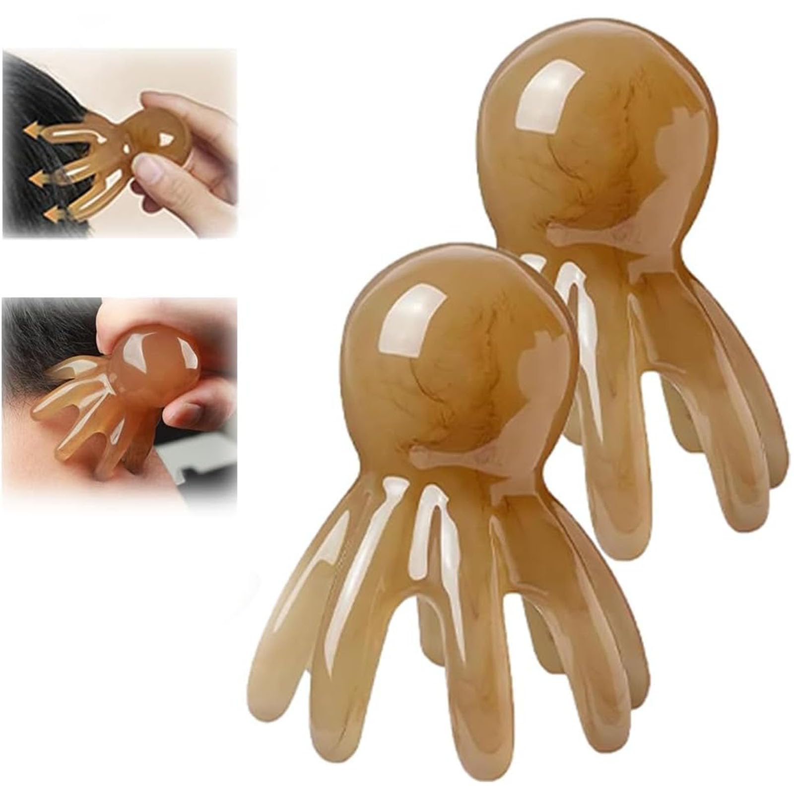 【送料無料】OptiPro 頭皮 マッサージ 8爪 タコ ヘッドマッサ...(3.0)