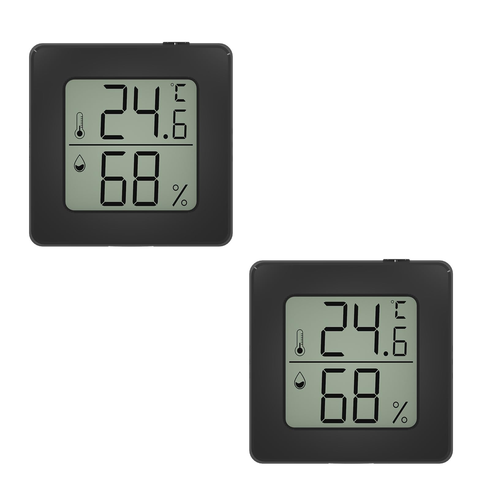 【送料無料】OptiPro 温湿度計 デジタル LCD大画面 室内温度計湿度計 スタンド 吊り下げ マグネット 熱..