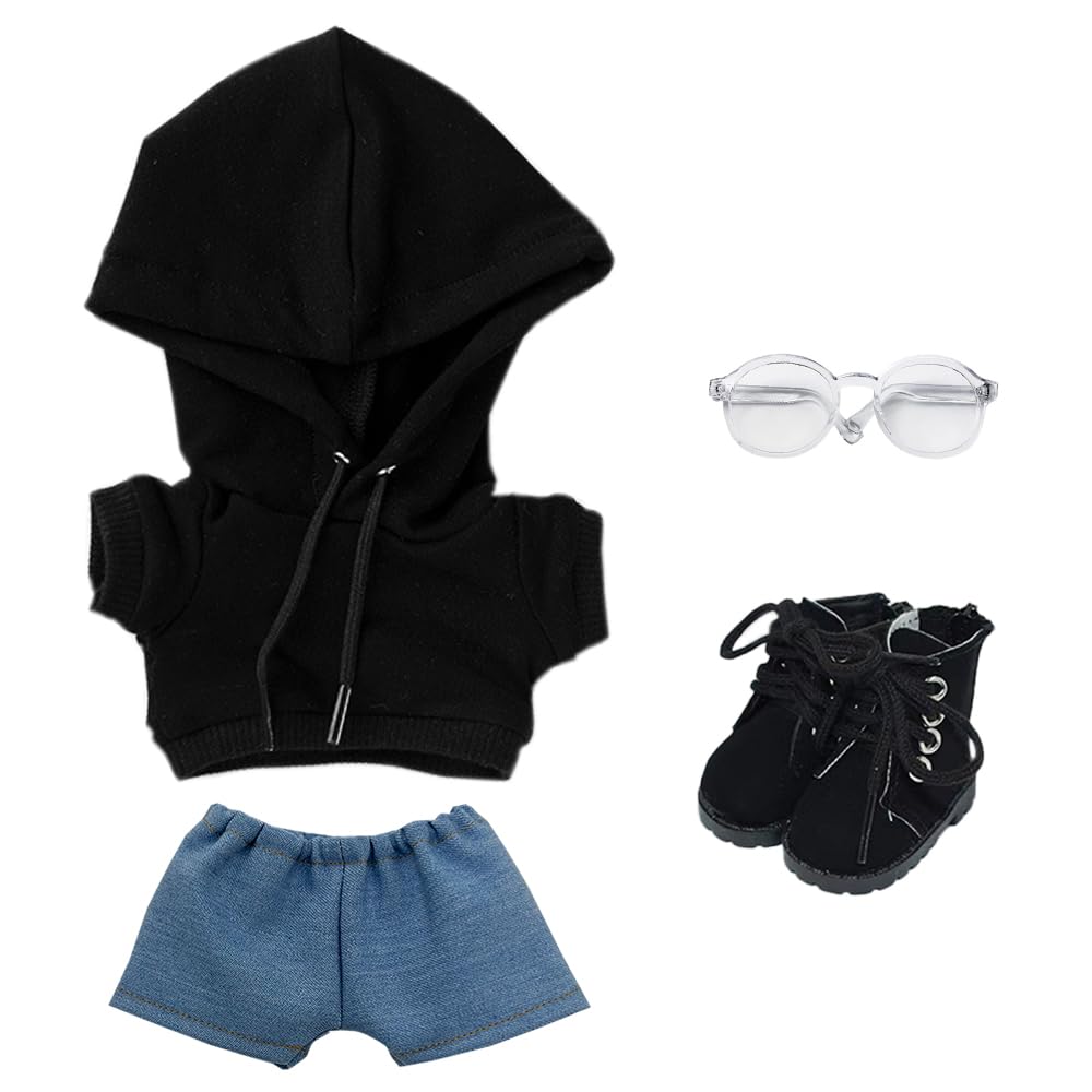 【送料無料】niannyyhouse　10cm 15cm 20cm ぬいぐるみ 服　ルーズフィット　パーカー　ジーンズ　メガ..