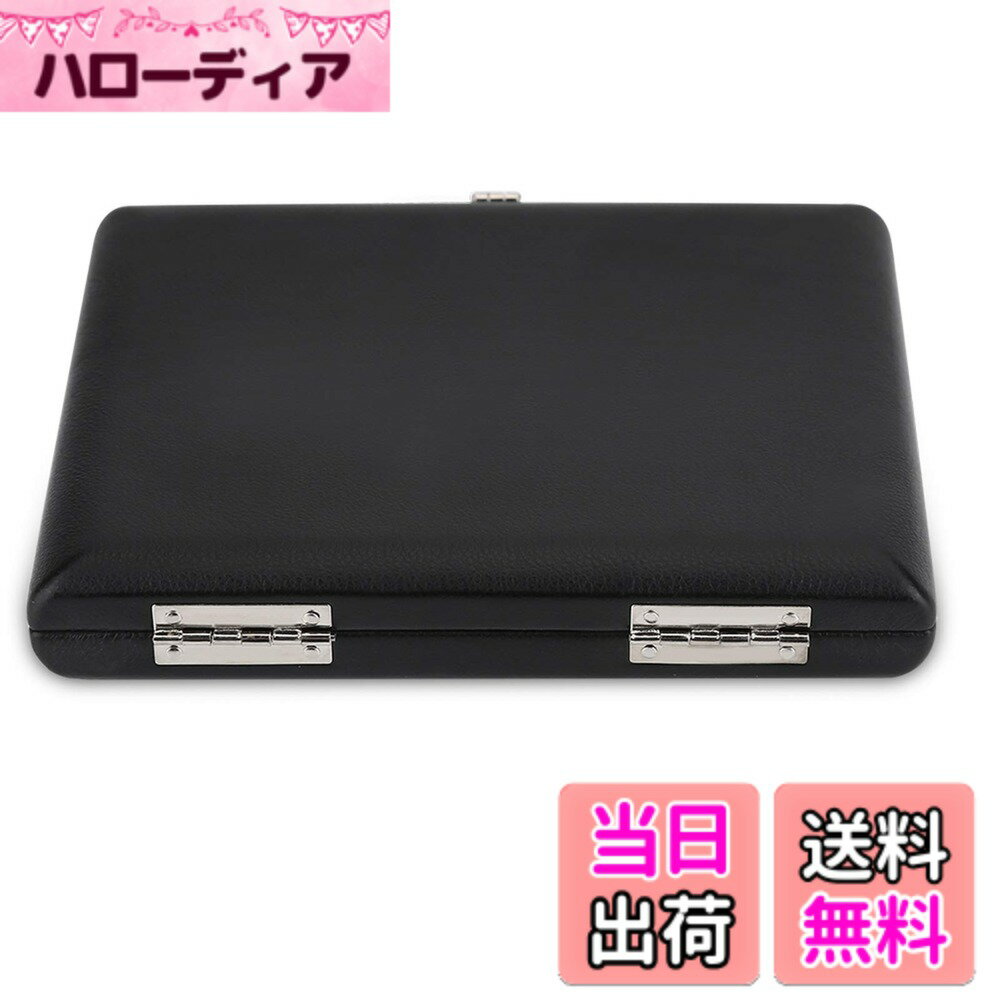 【送料無料】bizofft 木製のサックスリードケース、サックスリードケース、防水性があり、6個のリード用スロットで簡単に掃除できますサックスホーム用PUレザーカバー