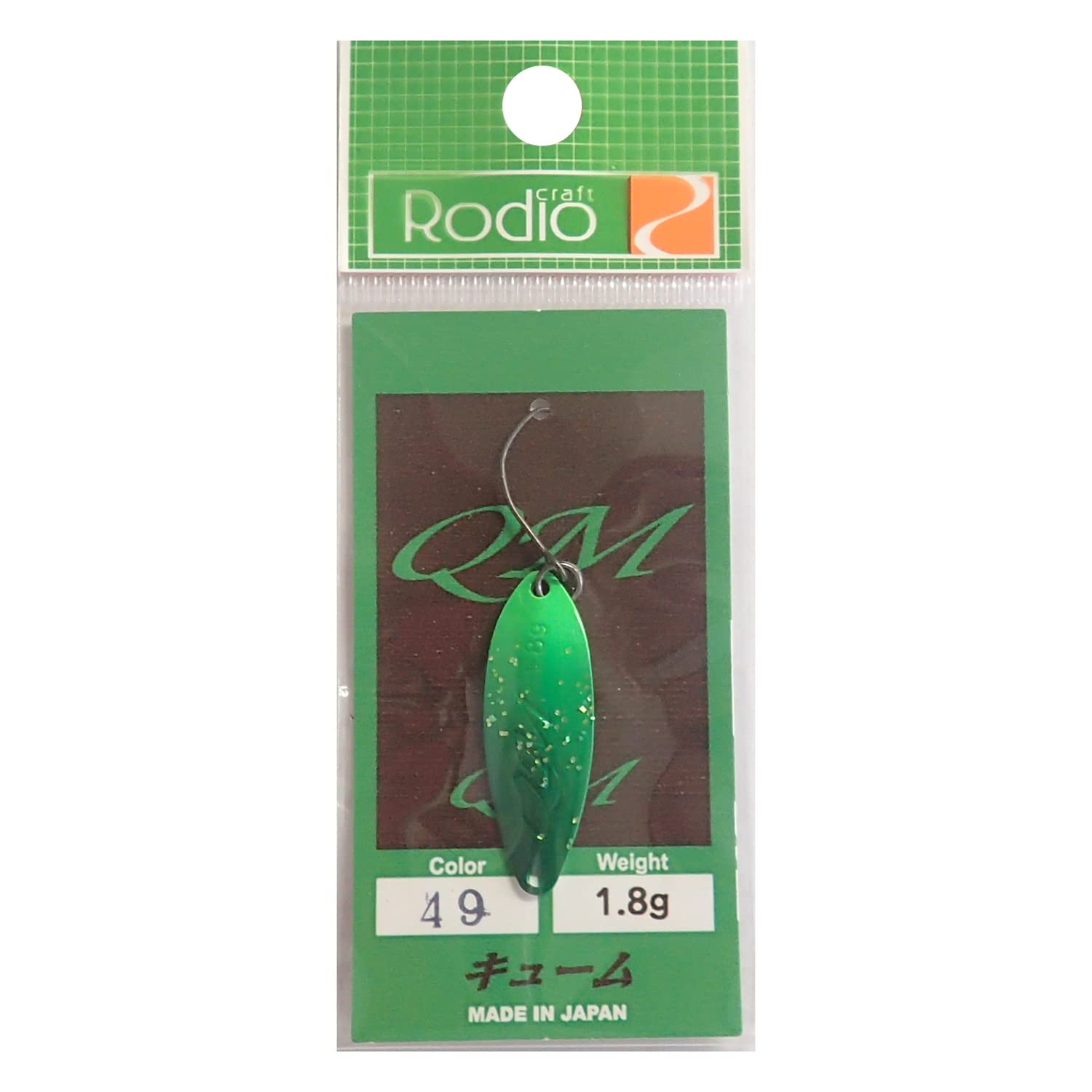 【送料無料】ロデオクラフト(Rodiocraft) QM(キューム) 1.8g #49 キュウリ/ホワイト