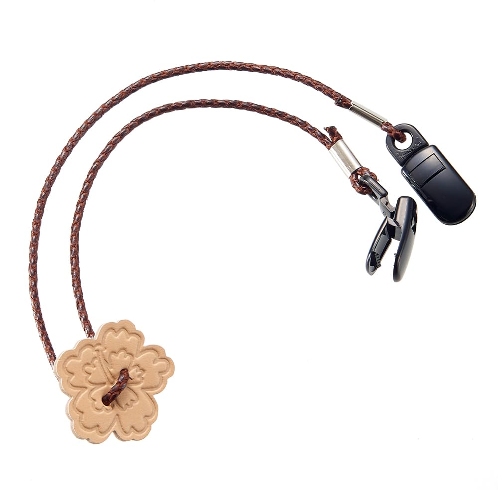 【送料無料】アイメディア(Aimedia) 帽子とばーず ハイビスカス 帽子ストラップ 帽子クリップ ハットク..