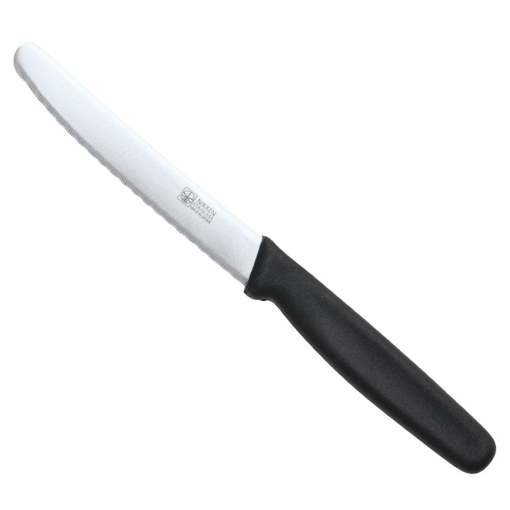 【送料無料】アイメディア(Aimedia) ナイフ テーブルナイフ バターナイフ 刃渡り11cm 先が丸い 波刃 柔らかい食材 スムーズにカット 食洗機対応 岐阜県関市 職人手仕上げ ステンレス 日本製