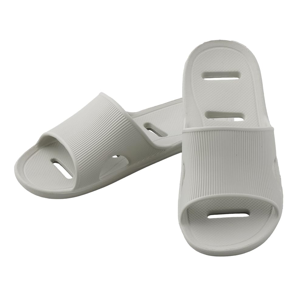 【送料無料】アイメディア(Aimedia) バススリッパ バスブーツ 23-25cm ライトグレー ベランダ サンダル..