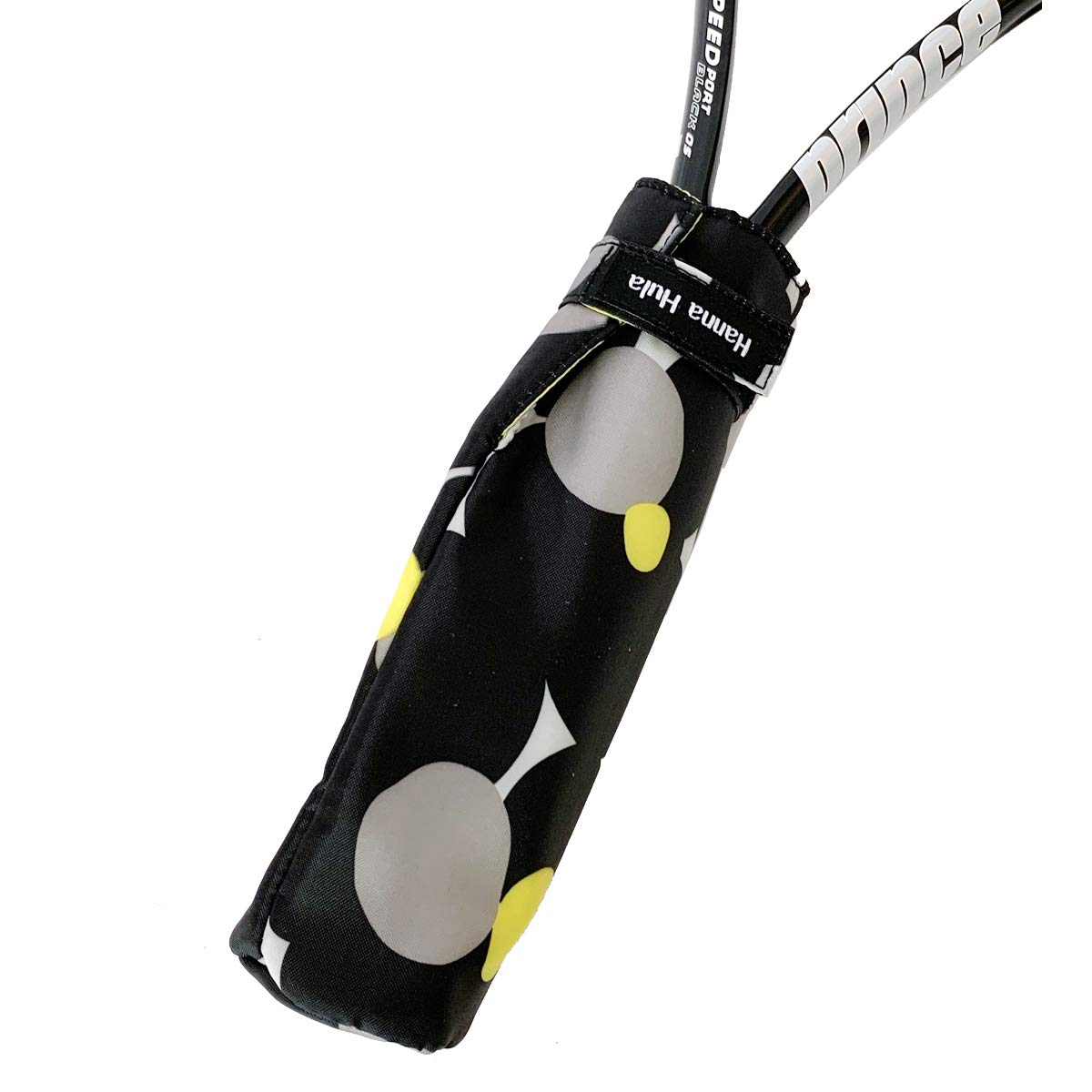 【送料無料】ハンナフラ(Hanna Hula) 消臭タグ付テニスラケットグリップカバー バブル 撥水