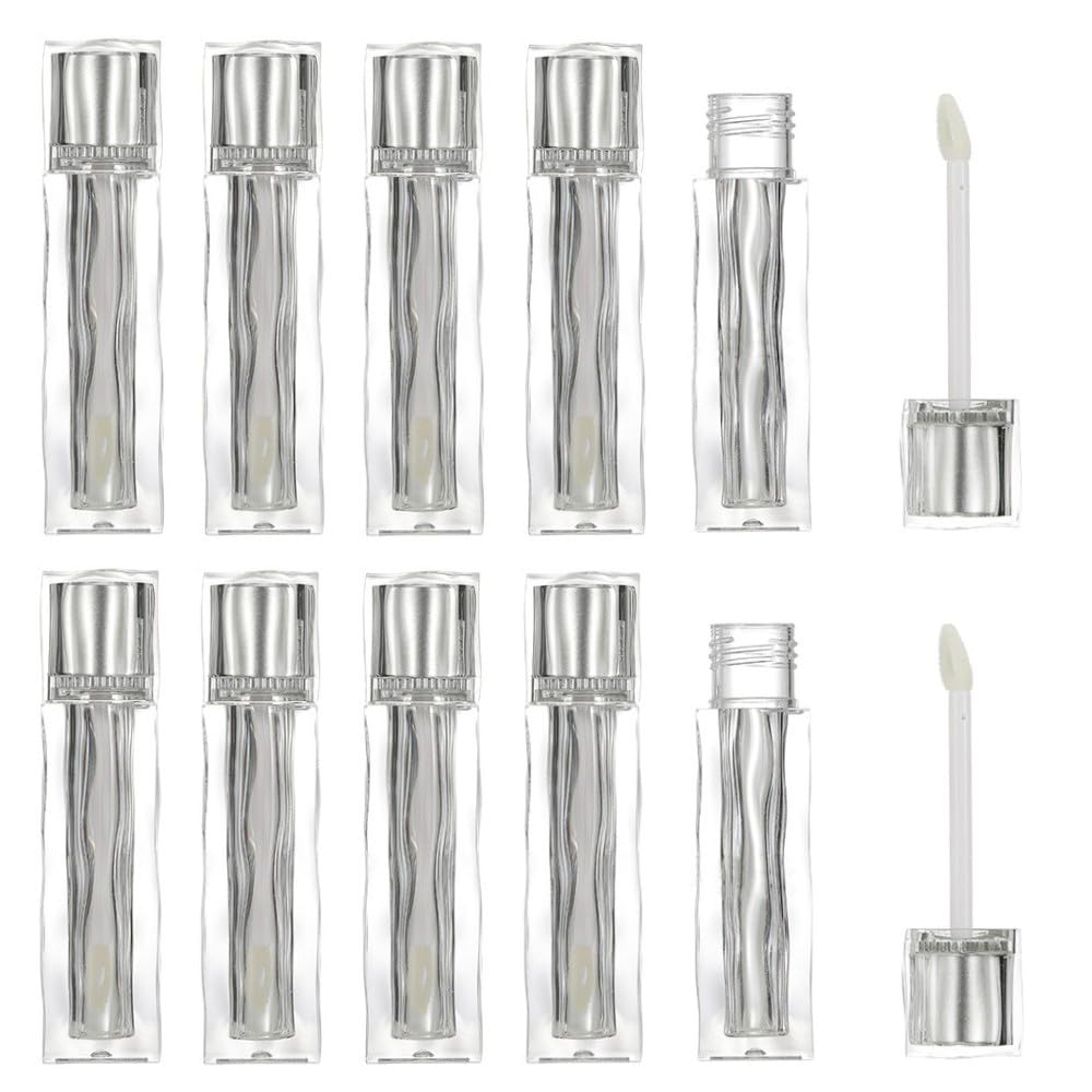 【送料無料】seimeinoki リップグロスチューブ 5ml 10個入 リップグロス 詰め替え容器 リップグロス 容器 手作り リップグロスボトル 詰め替えチューブ おしゃれ 透明空管