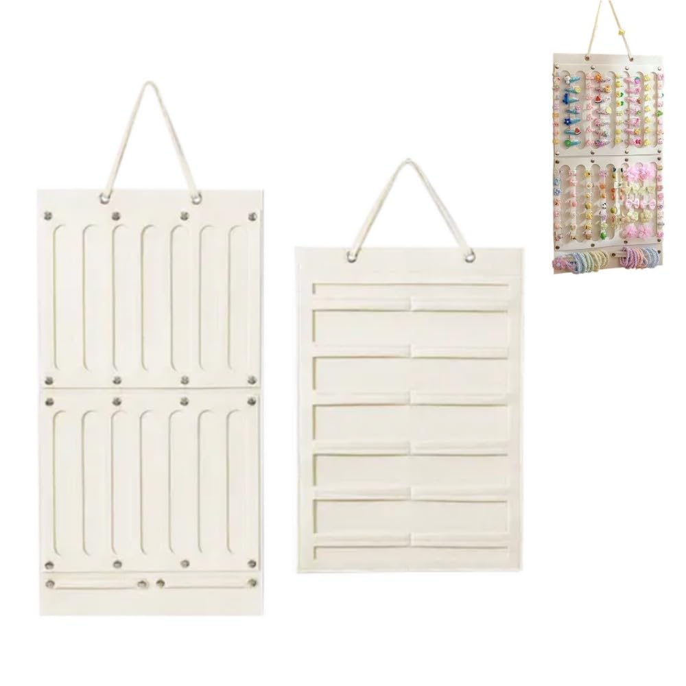 【送料無料】seimeinoki ウォールポケット 吊り下げ式 ヘアアクセサリー収納 ヘアピン収納 フェルト製 壁掛けポケット 大容量収納 まとめ整理 省スペース ヘアピン/ヘアロープ/ヘアバンド/メガネ／時計収納