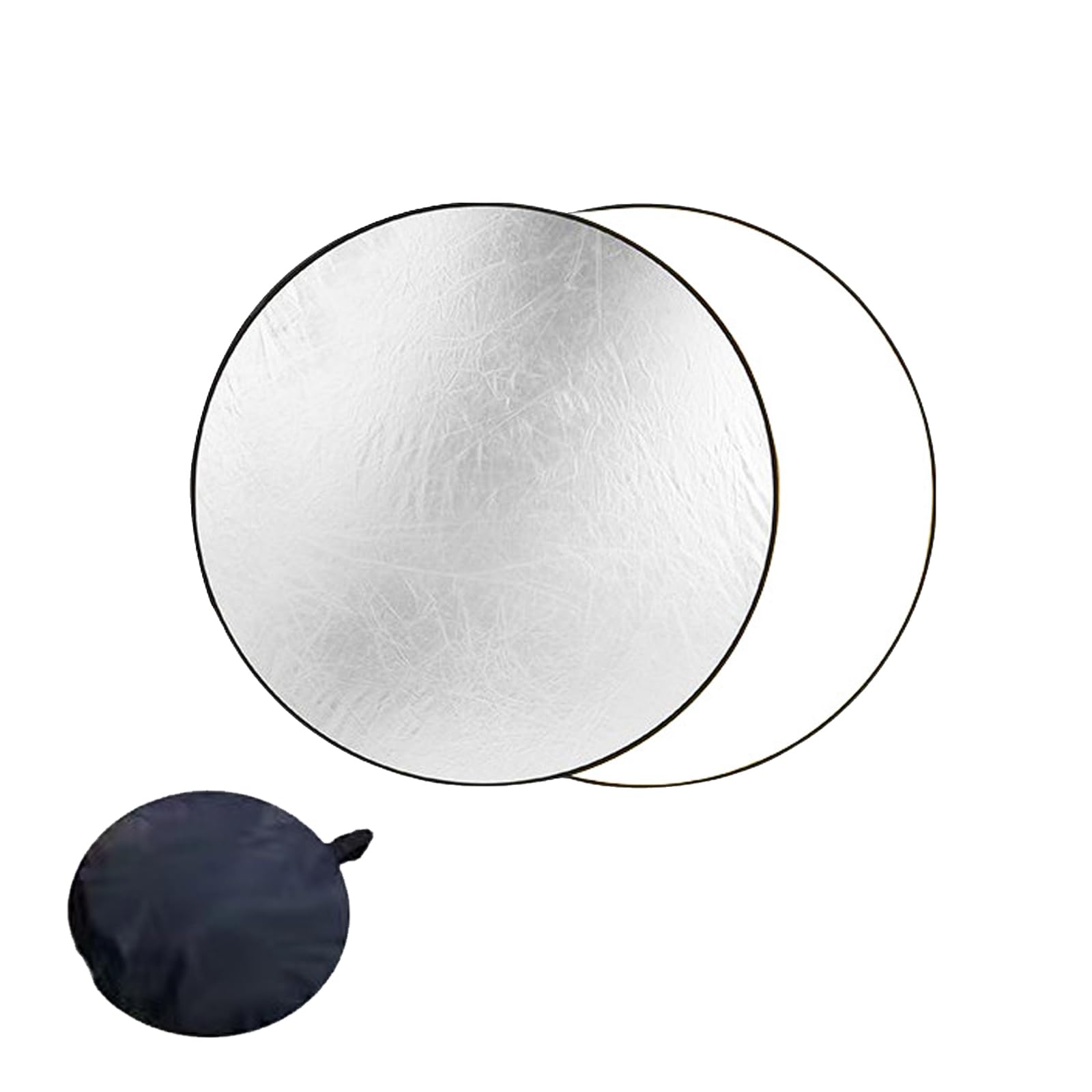 商品情報商品の説明【製品内容】30cm折りたためるレフ板シルバーホワイト2色1個入。 【サイズ】展開には直径30cm、折りたたみ収納には直径12cmを使用します。 【両面設計】白色面は柔らかい補光を提供し、銀色面は輝度とコントラストを強化し、生放送、自撮り、製品展示に適している。 【収納に便利】収納後の直径は約12cmで、付属の黒袋や収納袋に入れることができ、持ち歩くのに適しています。 【使用シーン】30cm反射板は局所的な補光（顔のクローズアップ、静物撮影など）に適しているが、全身をカバーすることはできない。広範囲の磨きが必要な場合は80cm以上のサイズを選ぶことをお勧めする。主な仕様 【製品内容】30cm折りたためるレフ板シルバーホワイト2色1個入。【サイズ】展開には直径30cm、折りたたみ収納には直径12cmを使用します。【両面設計】白色面は柔らかい補光を提供し、銀色面は輝度とコントラストを強化し、生放送、自撮り、製品展示に適している。【収納に便利】収納後の直径は約12cmで、付属の黒袋や収納袋に入れることができ、持ち歩くのに適しています。【使用シーン】30cm反射板は局所的な補光（顔のクローズアップ、静物撮影など）に適しているが、全身をカバーすることはできない。広範囲の磨きが必要な場合は80cm以上のサイズを選ぶことをお勧めする。