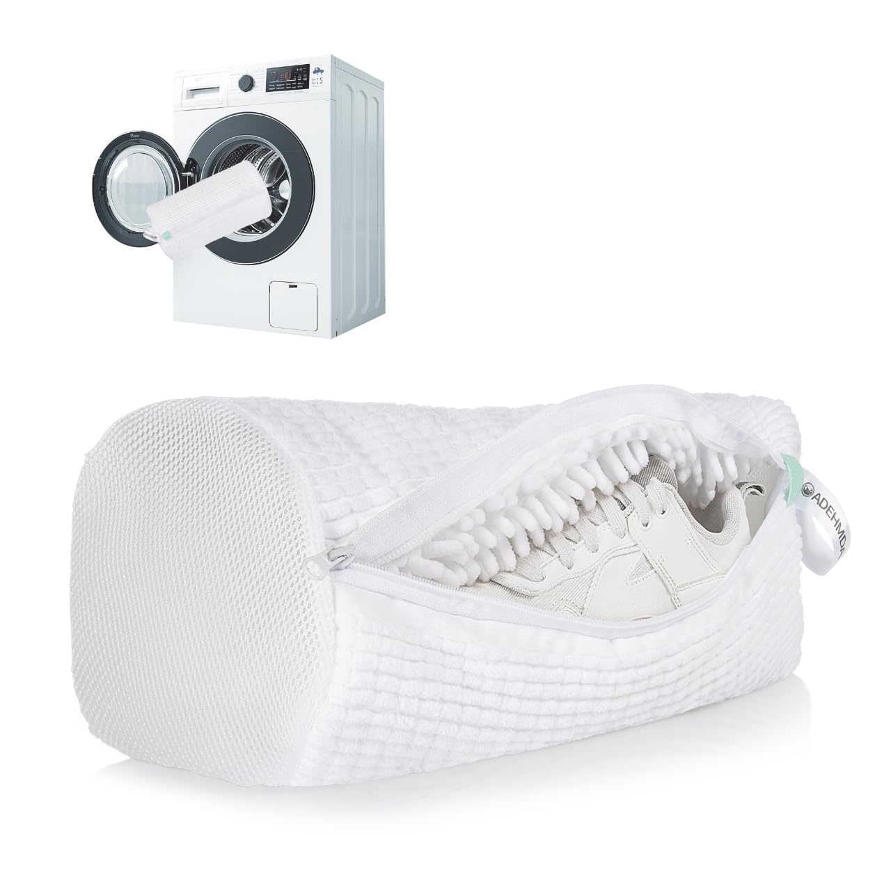 【送料無料】（1枚セット）ADEHMDA 靴 洗濯ネット 靴用洗濯ネット シューズ用 靴洗いネット マイクロフ..
