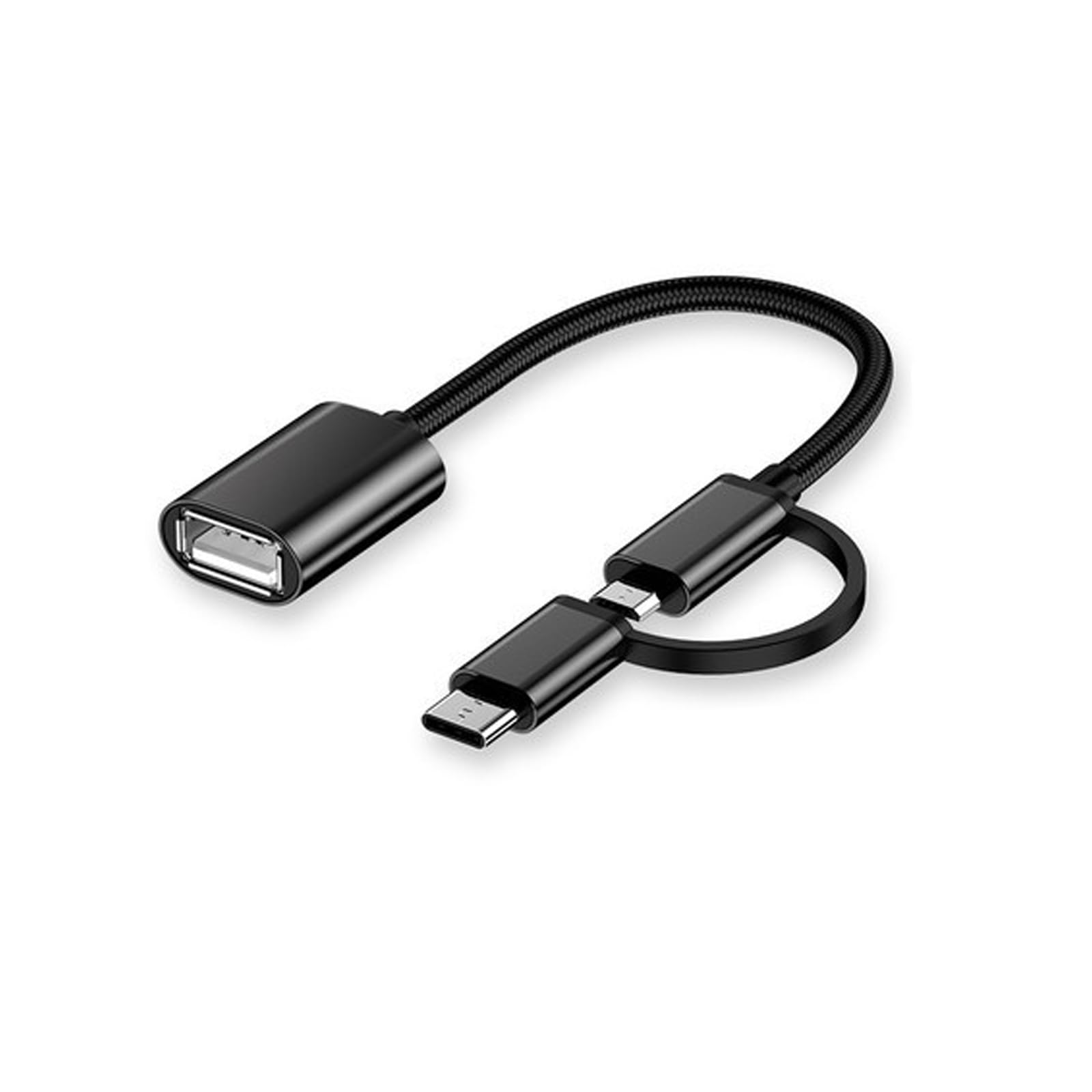 【送料無料】Akkerds アンドロイド Type-c 2 in 1 OTGアダプタライン アンドロイドTYPE-C 18cm用