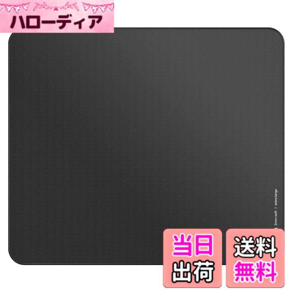 【送料無料】Pulsar Gaming Gears eSports仕様 ゲーミングマウスパッド XLサイズ ES2 国内正規品 49cm x 42cm x 3mm (XL, Black)