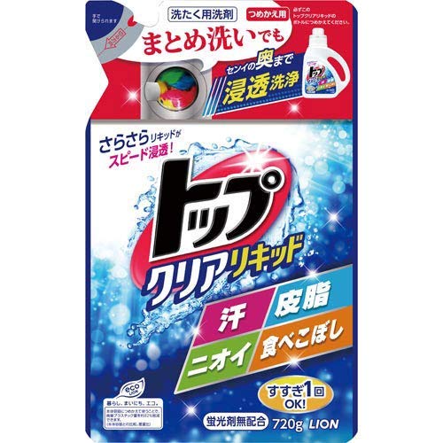 【送料無料】LION ライオン トップ クリアリキッド 詰替 720gx4