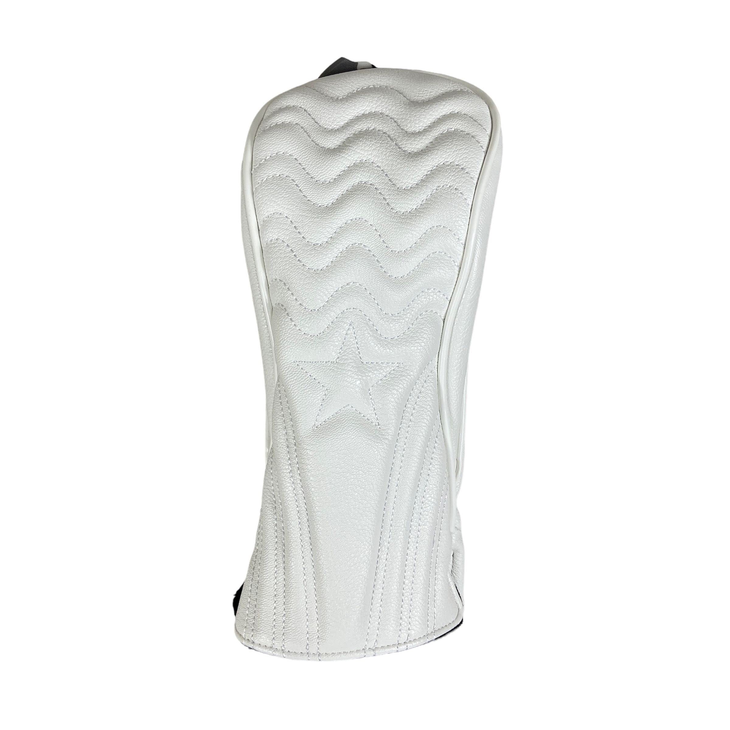 【送料無料】anddat ゴルフヘッドカバー PUレザー 防水仕様 星 スター ブラック 黒 ドライバー用 DR フ..