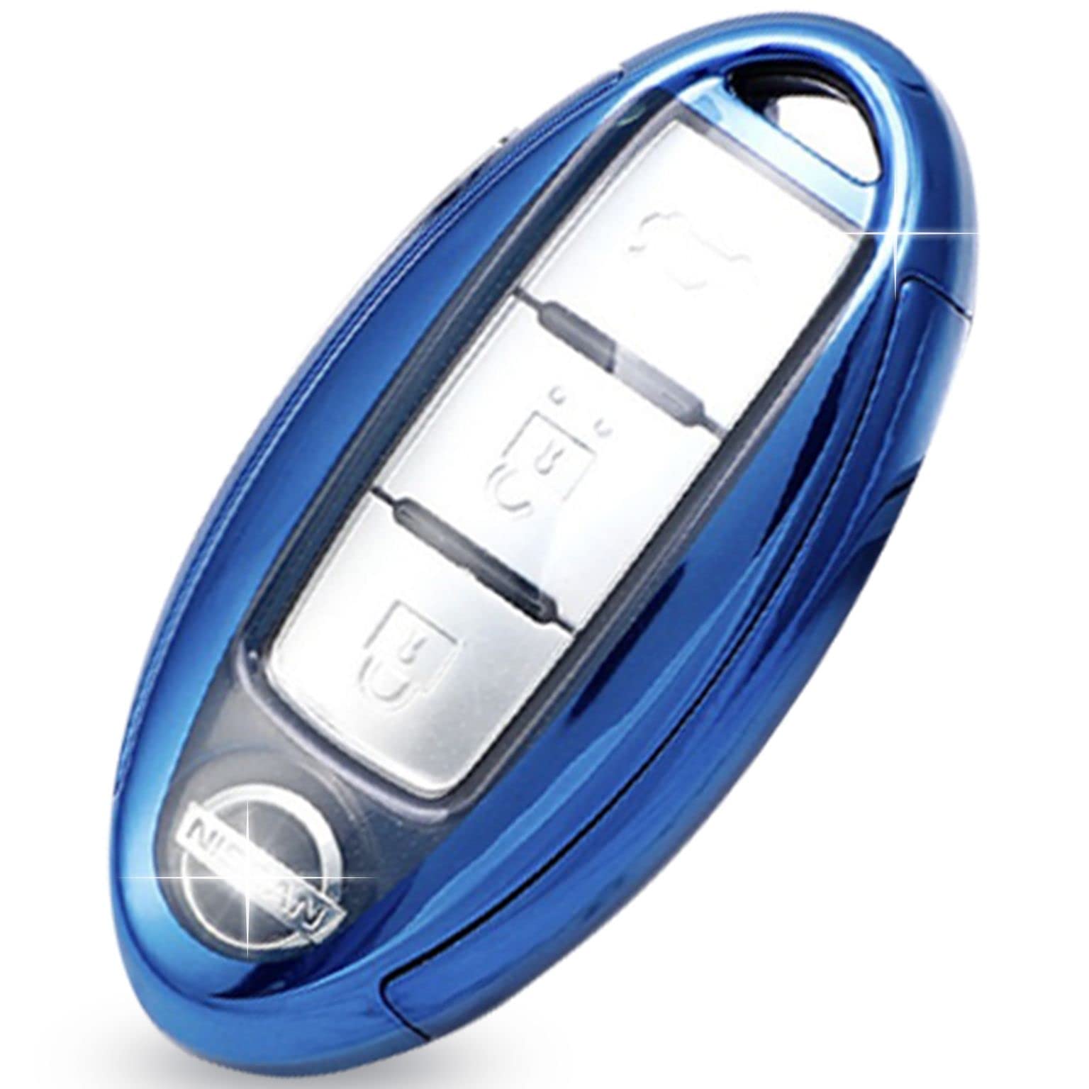 【送料無料】anddat ニッサン スマートキーケース キーカバー 鍵入れ 日産 NISSAN ノート セレナ キューブ マーチ エルグランド エクストレイル (ブルー) イタリアンレザー スマートキー収納 4連フック baggy port zys2405 トミー うさぎ coach ラッピングあり 正規品 レ