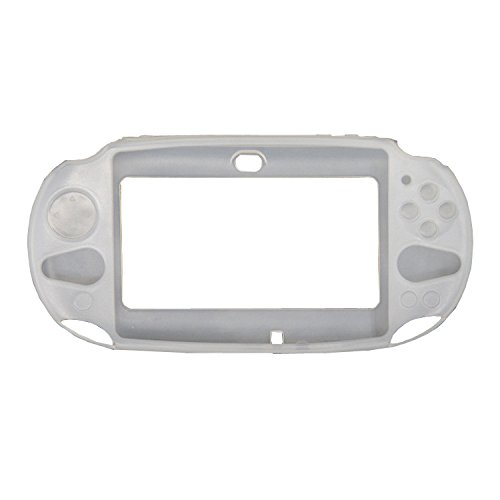 【送料無料】OSTENT ケースカバー 保護 シリコンソフト ポーチスキン Sony PS Vita PSV PCH-2000用 (white)