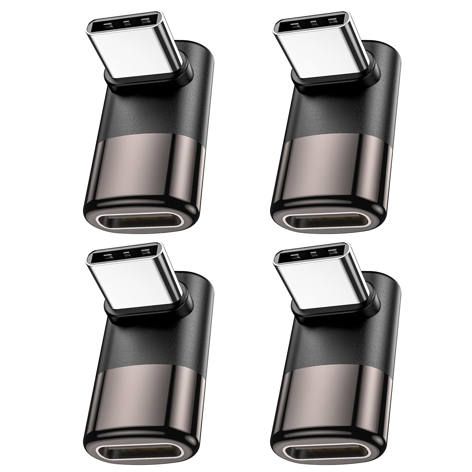 【送料無料】MOGOOD USB C 変換 アダプター 上下 90° L字 USB Cオス-メスアダプタ 40Gbps高速データ転..