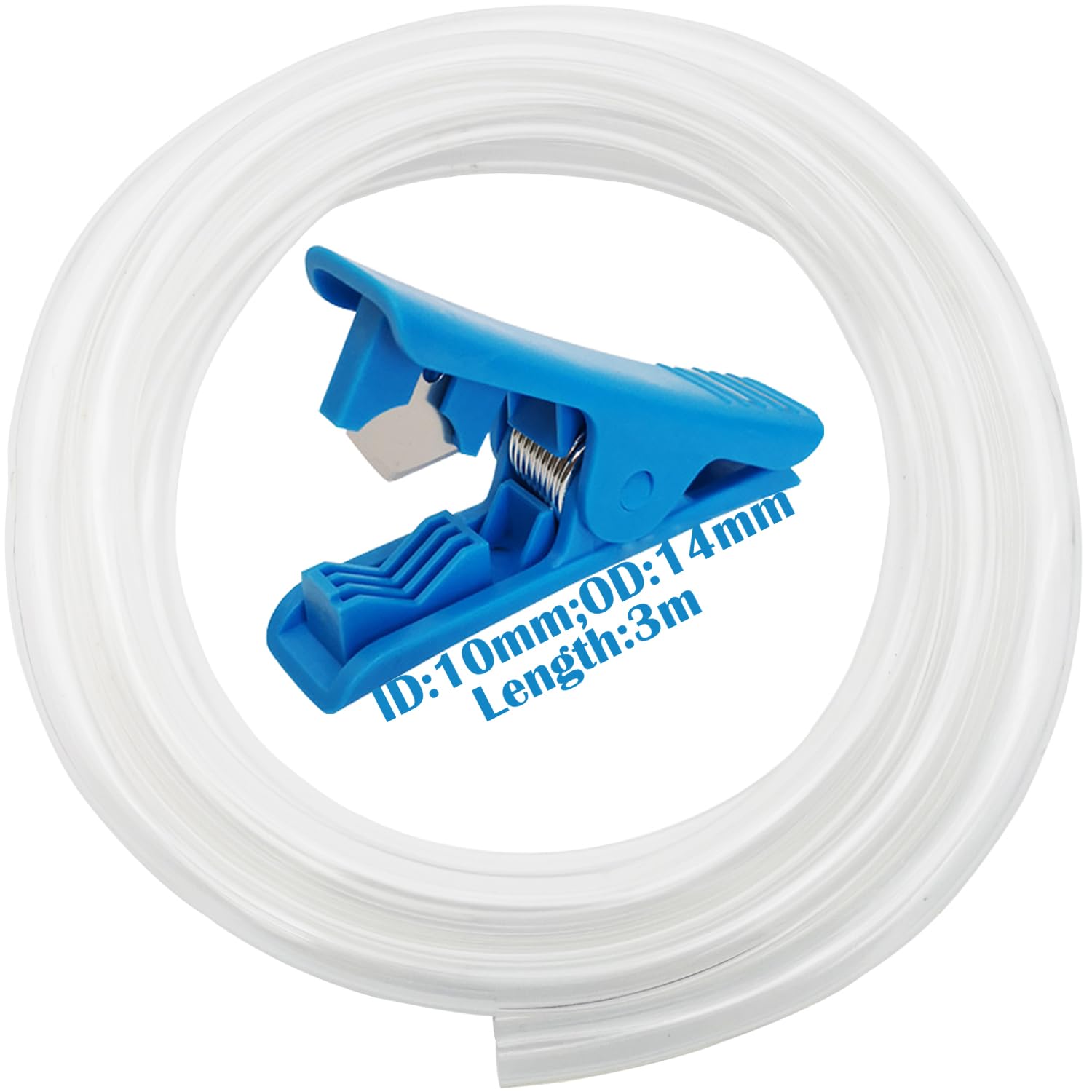 【送料無料】CESFONJER PVCチューブ、 厚の透明ホース、不凍フレキシブルウォーターホース、1 ピースパ..