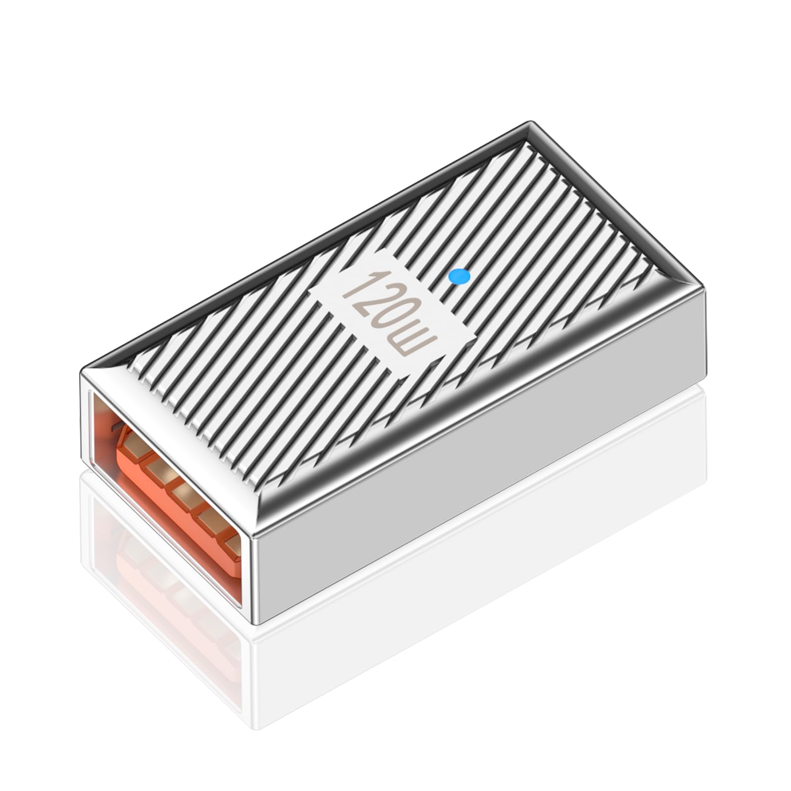 【送料無料】Duttek 10Gbps USB C メスUSBメスアダプターは、120Wの亜鉛合金製の両面USB AからUSB Cアダプターで、高速データ転送と高速充電を提供します。これは、ラップトップ、充電器、パワーバンクなどに使用することができます。1つのパックです