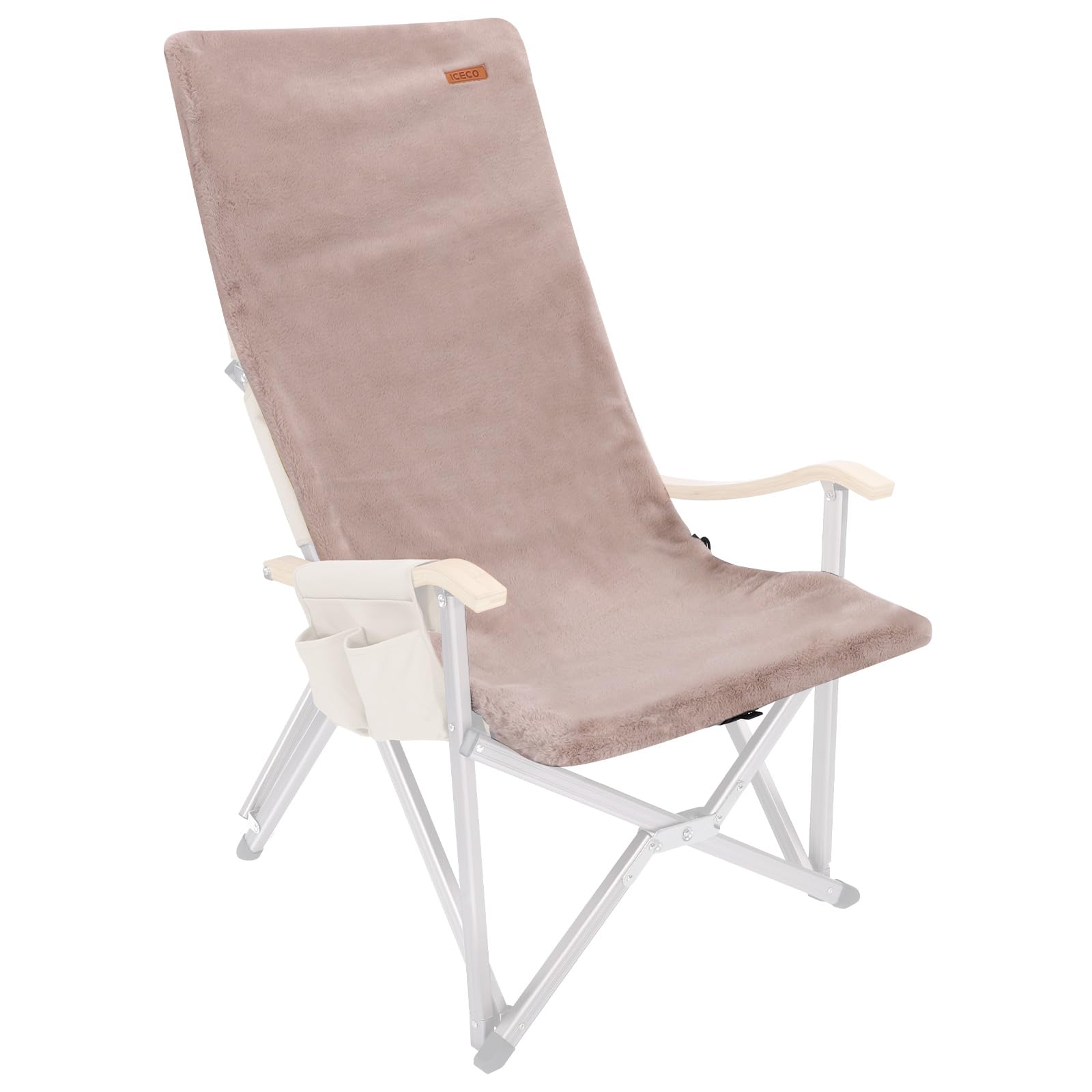 【送料無料】ICECO アウトドアチェア クッションカバー Hi1600ハイバックチェア対応 ラビットファー材..