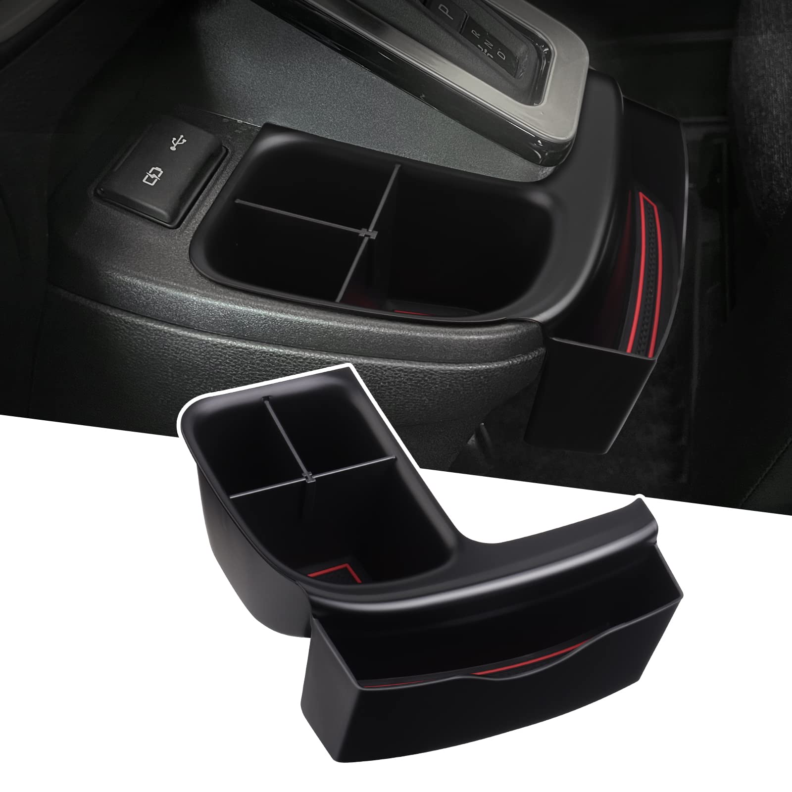 【送料無料】LIMSTYLE 新型 トヨタ シエンタ 10系 シフトサイドポケット シエンタ カー アクセサリー スマホホルダー Sienta 3代目 センターコンソール ドリンクホルダー 2022年8月〜現行 小物入れ 内装パーツ インテリア 収納用品 滑り止め ラバーマット付き 車種専用