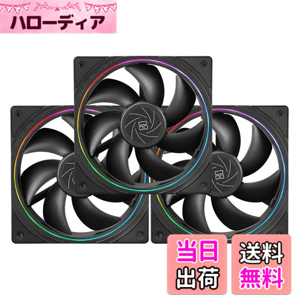 【送料無料】Thermalright TL-S12 X3 120 mmCPU放熱ファンと細絞りARGB、PWMインテリジェント温度制御..
