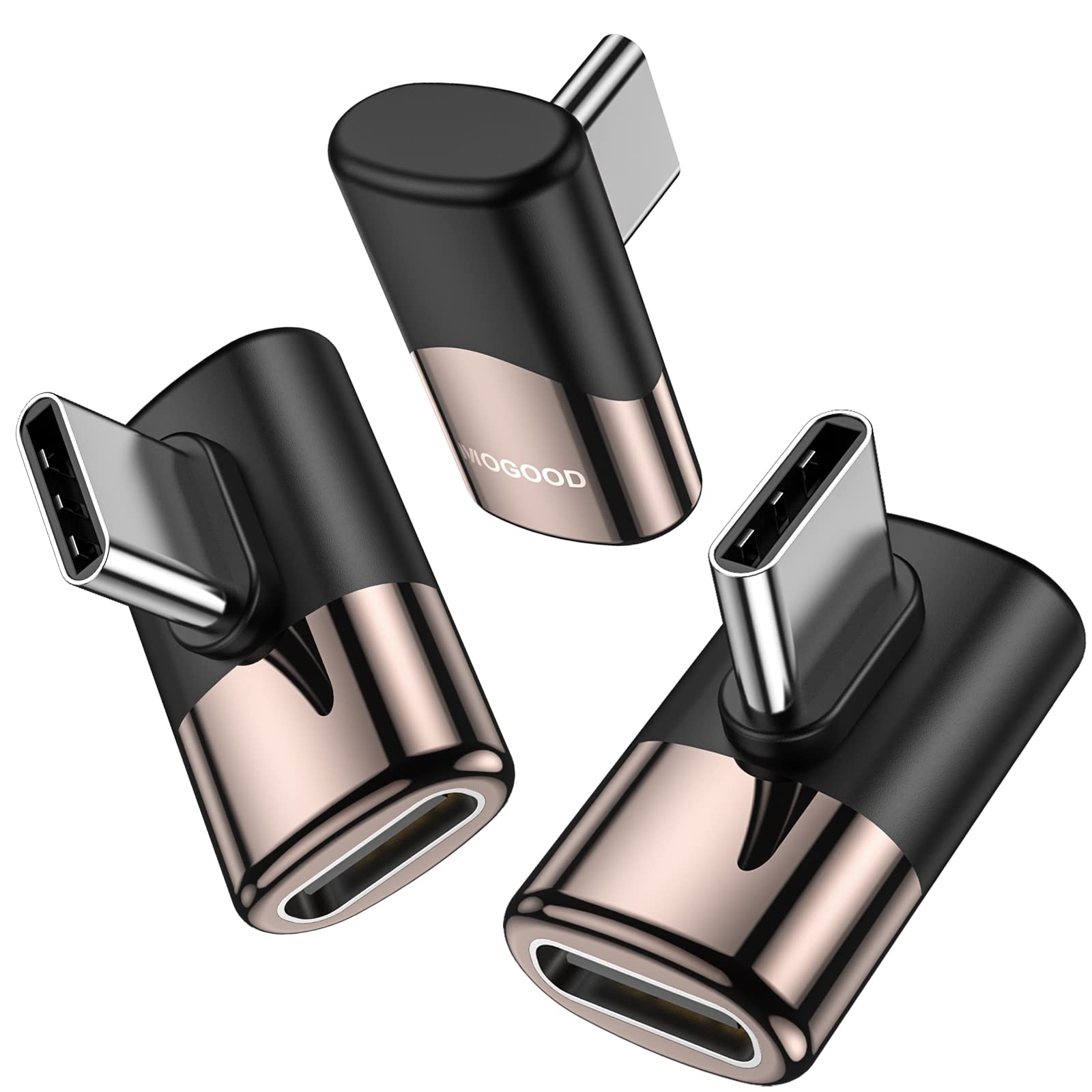 【送料無料】MOGOOD Type C 変換 アダプター 左右 90° サイドベント40Gbps高速データ転送 8K@60Hz映像..