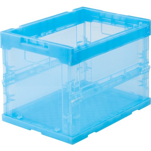 【送料無料】トラスコ中山(TRUSCO) スケルコン折りたたみコンテナ 20L 青 TR-S20B-B × 3個 収納ケース ..
