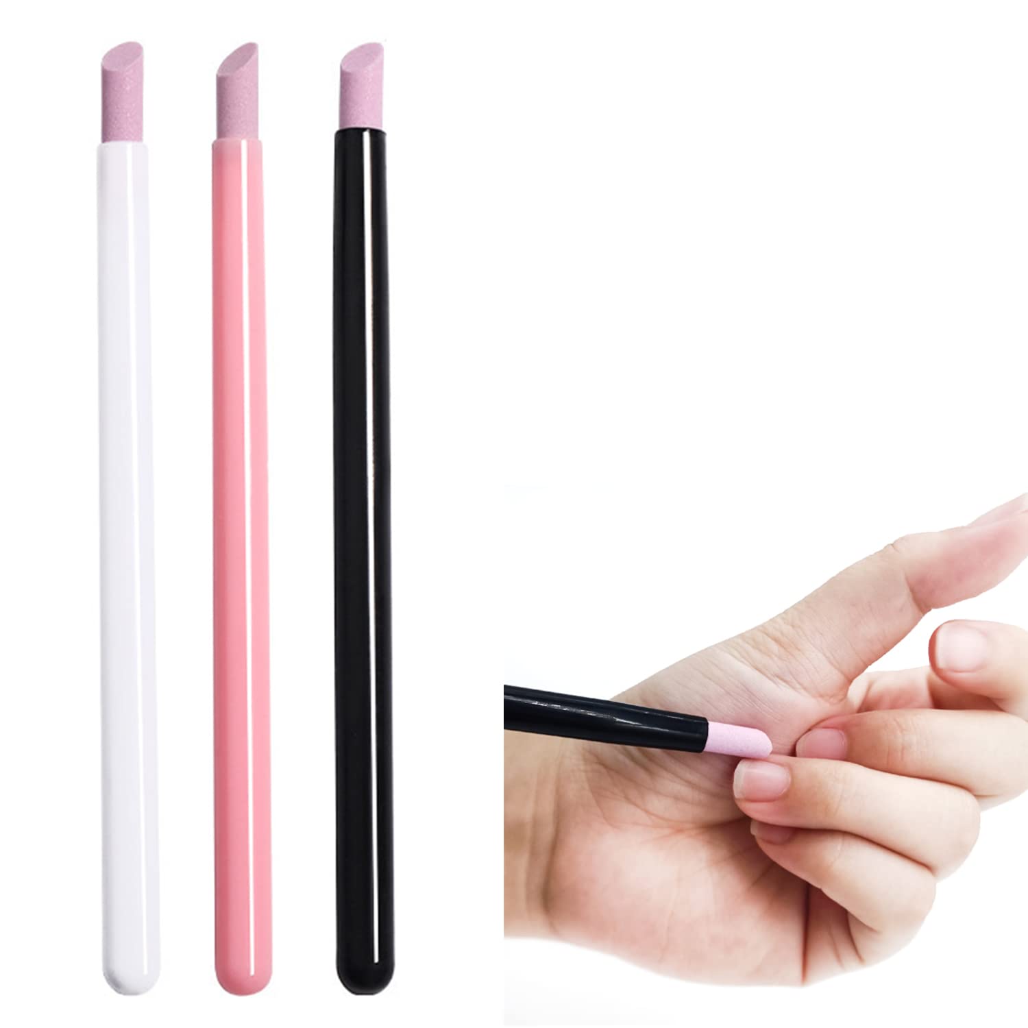 【送料無料】nalaina ストーンプッシャー【3本セット】キューティクルプッシャー セラミックプッシャー..