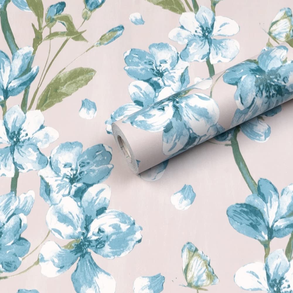 【送料無料】Juangfia 壁紙シール 花柄 剥がせる 壁紙 防水 リメイクシート キッチン 壁紙シート カッティングシート リフォームシート DIY ウォール ステッカー 10m