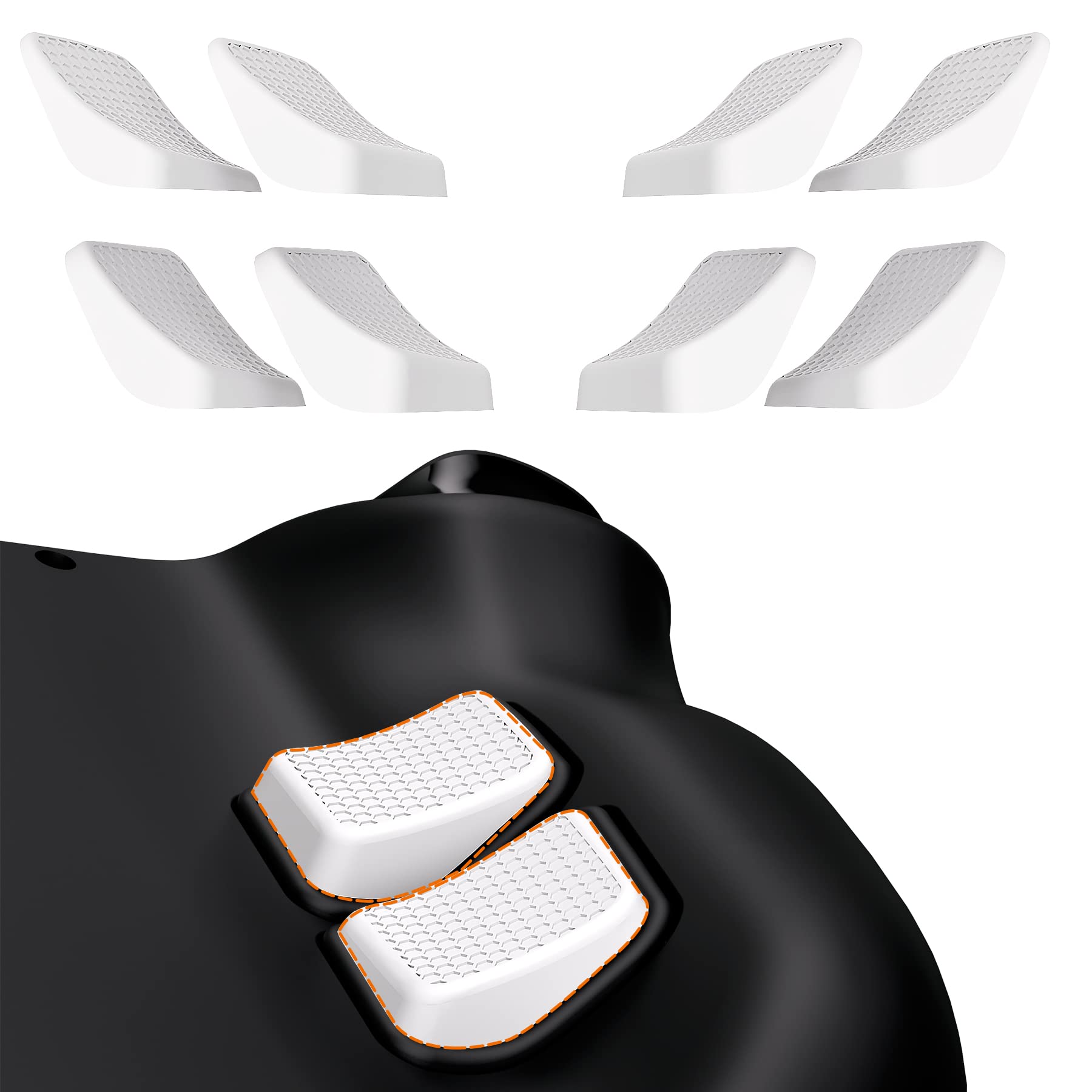 【送料無料】PlayVital Steam Deckに対応用バックボタン強化セット、Steam Deck OLED対応用グリップ改..