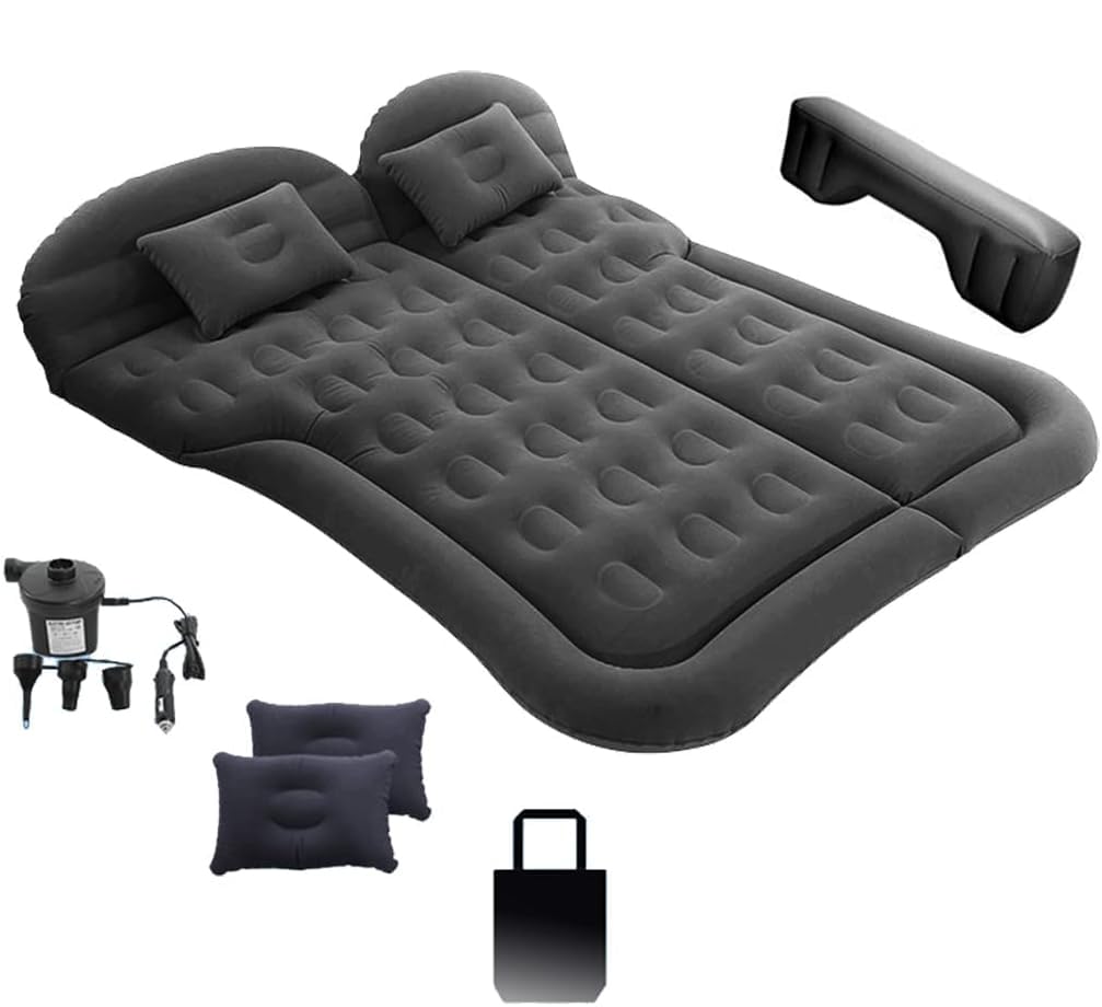 【送料無料】Falala 車中泊マット エアーマット 防災対策トヨタ プリウス50、ルーミー、ノア、セレナ・スズキ ソリオ・マツダ CXシリーズなど対応 車用品 便利グッズ クッション シート カー用品 車内ベッド マットレス ト 折畳み式 防水防潮 PVC素材 枕つき 電気ポンプ