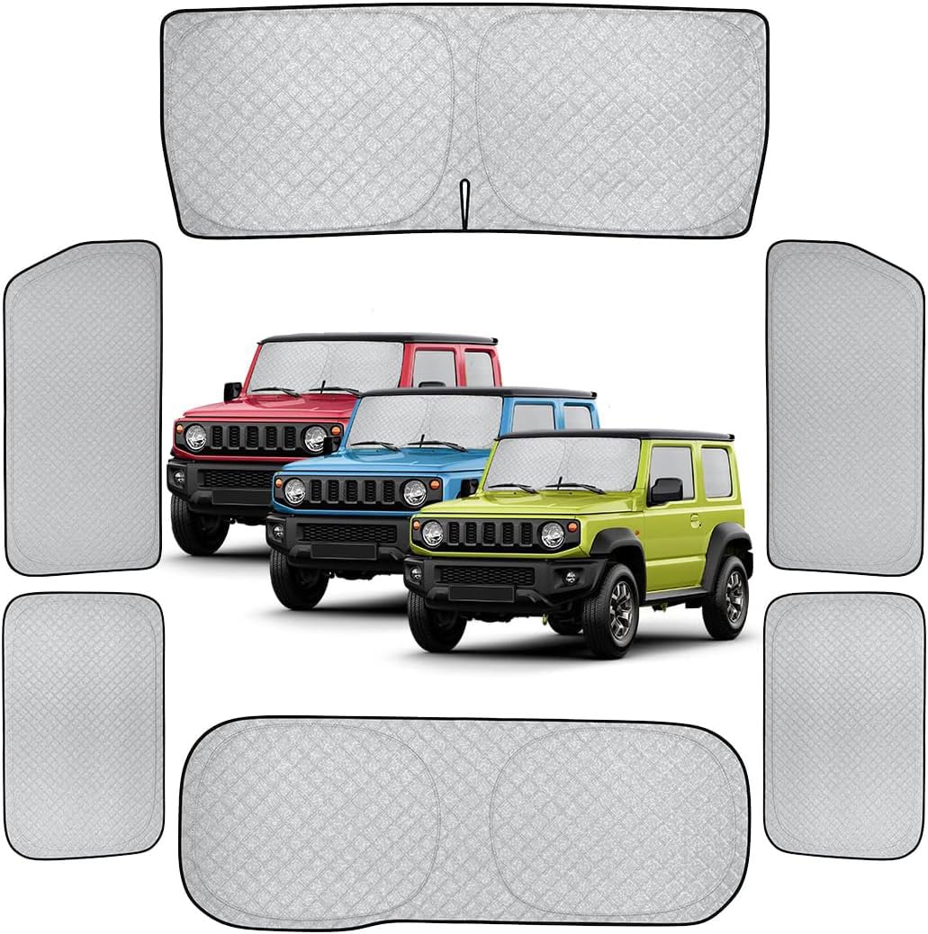 【送料無料】Perrace スズキ ジムニー サンシェード 車 サンシェード 断熱 遮光シェード 車窓日よけ 車中泊グッズ アウトドア 露天駐車 JIMNY JB64 JB74 日除け 取付簡単