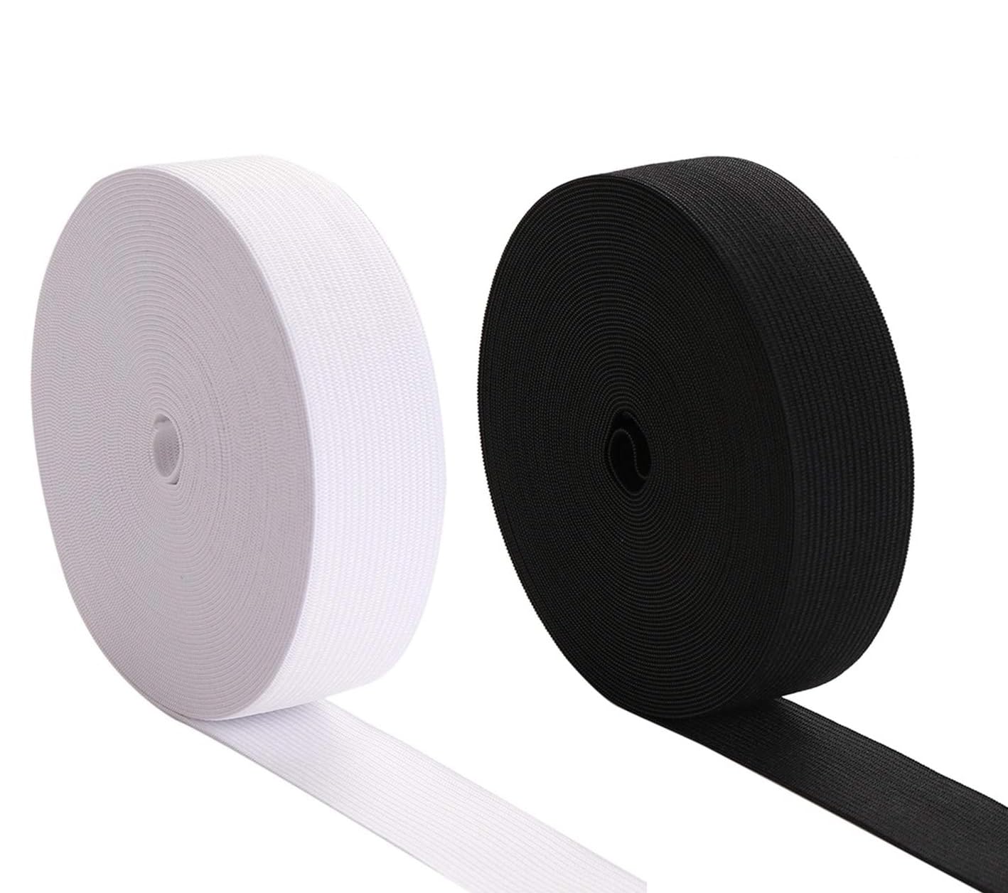 【送料無料】siawadeky 弾性バンド 平ゴム 幅3.5cm 長さ24m 弾性コード ラテックスゴム 服アクセサリー 強い伸縮性 ゴムベルト 交換バンド ゴム紐 ズボン用 織ゴム 幅広ゴム パンツゴム 手芸 裁縫材料