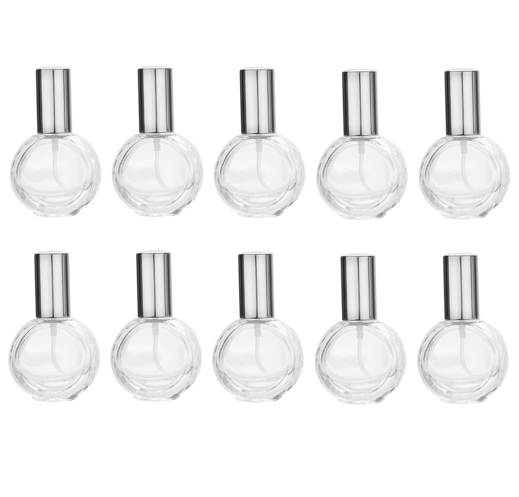 【送料無料】siawadeky 香水 アトマイザー 10本セット 詰め替え容器 ポンプ式 ガラスボトル 漏れない ..