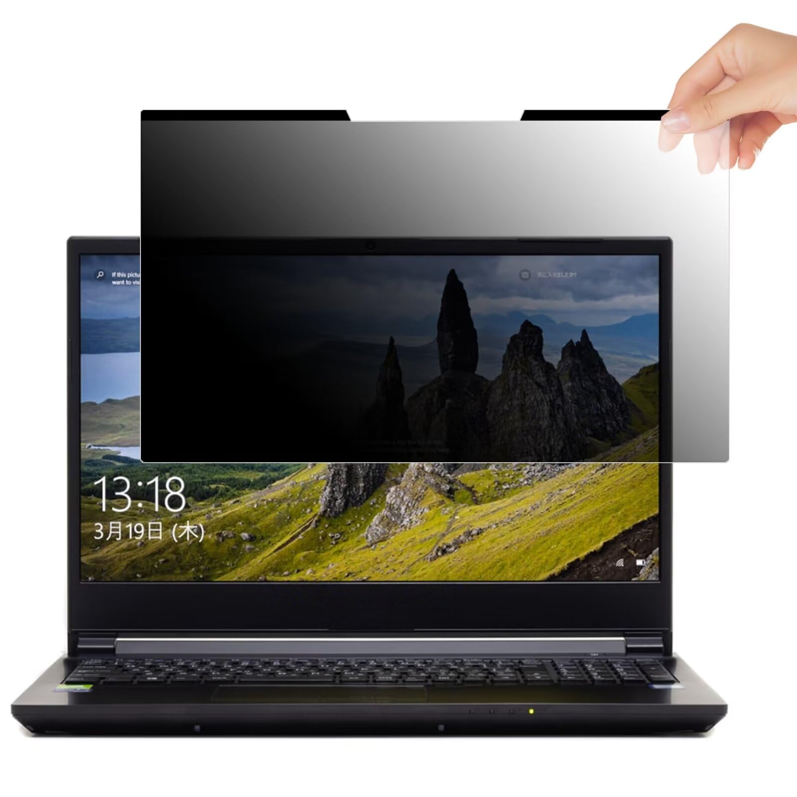 【送料無料】GFCFILM 11.6インチ(16:9) マグネット式 覗き見防止フィルム (マグネットシート幅6mmタイ..